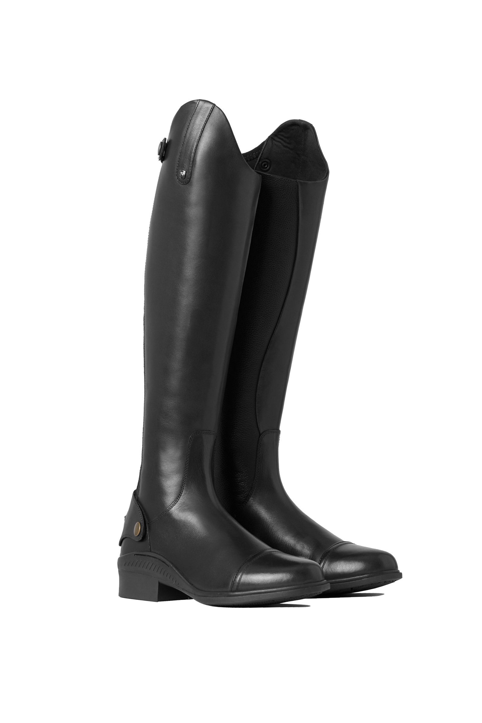 Horze Genève Teenage Leather Tall Boots Black – horze