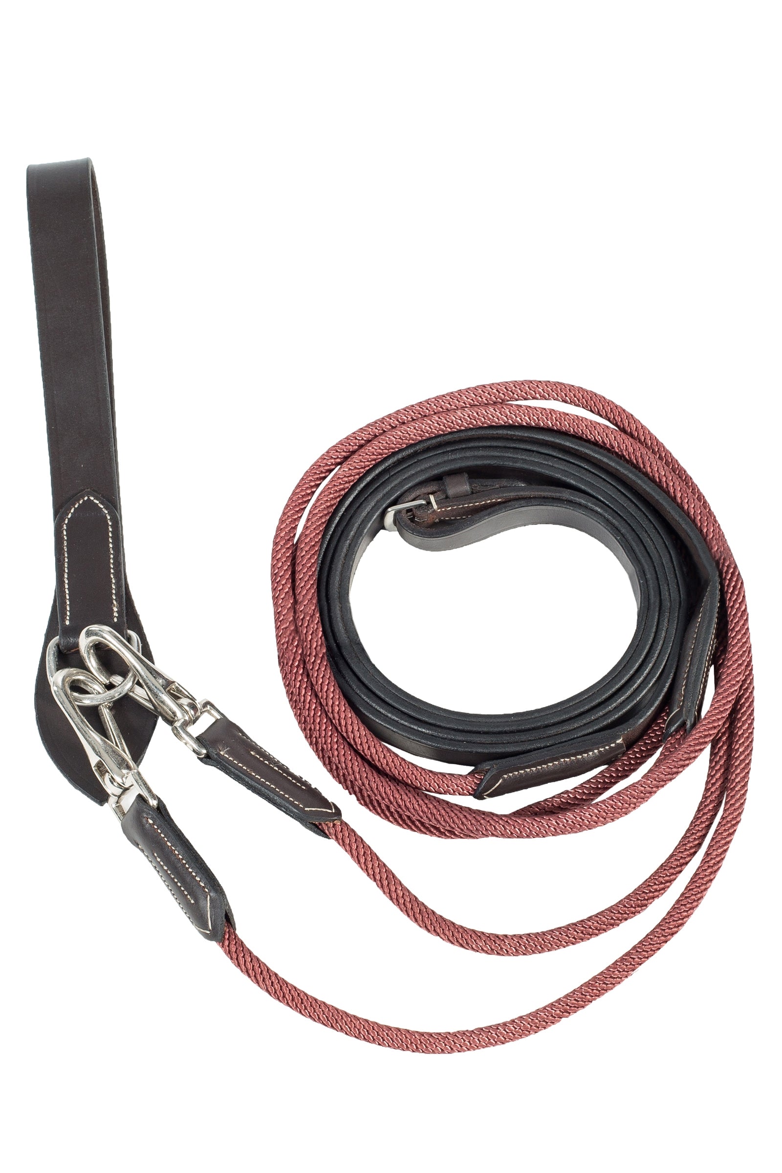 Horze Riendas Alemanas Nylon/Cuero Sparta Cabezadas de montar & Riendas