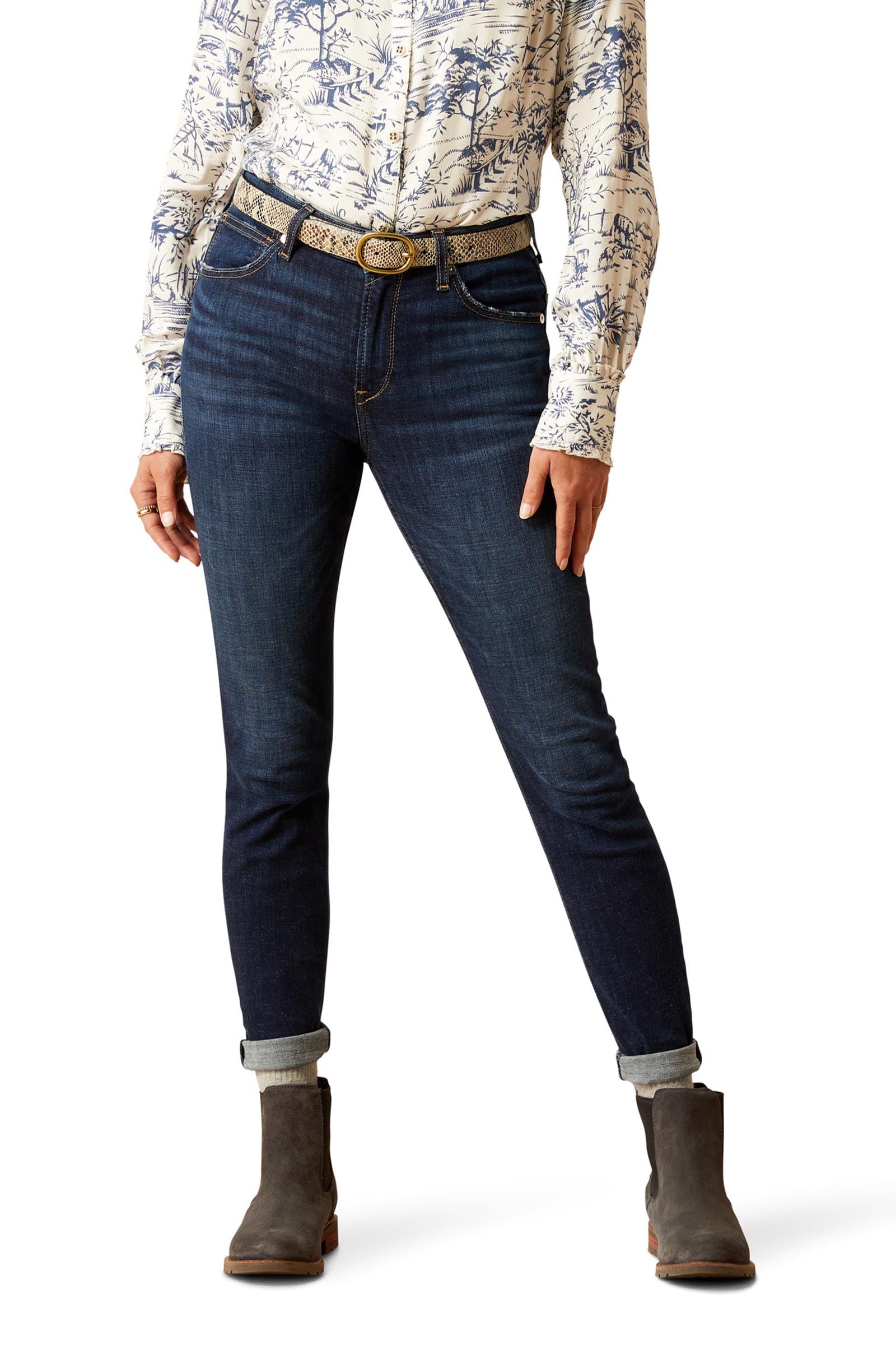 Ariat High Rise Bridle Vaqueros skinny para mujer de tiro alto Womens Breeches