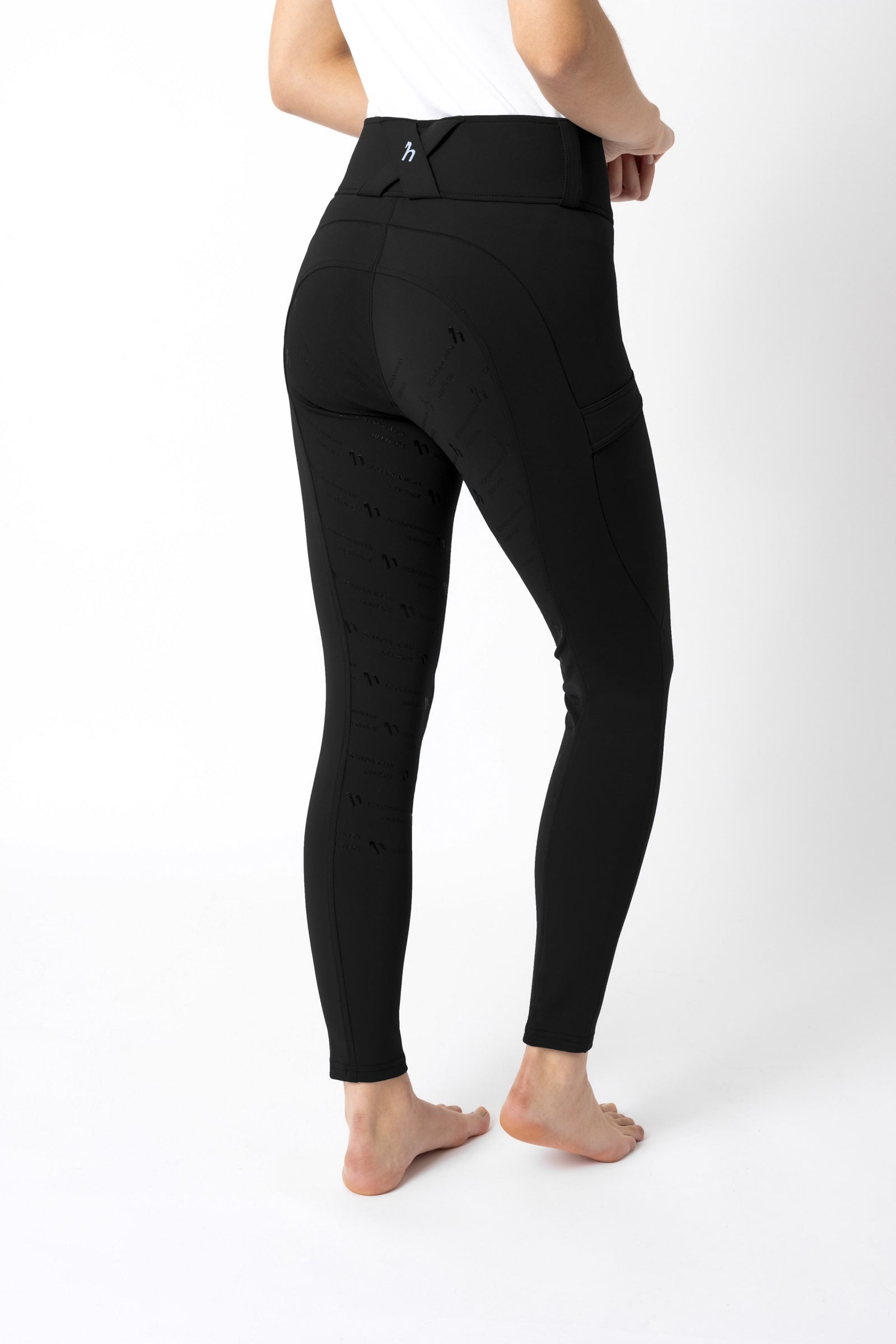 Horze Pantalones de Montar Funcionales con Agarre Completo para Mujer Camille Womens Breeches