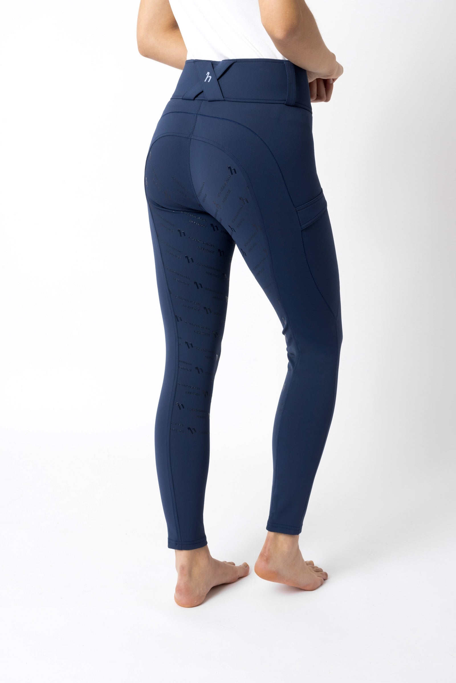 Horze Pantalones de Montar Funcionales con Agarre Completo para Mujer Camille Womens Breeches