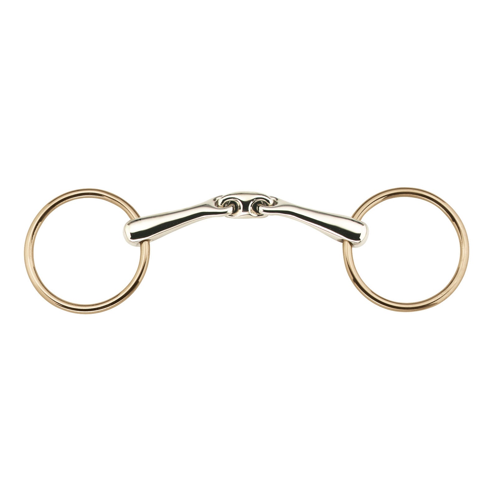 Sprenger KK Ultra Sensogan/Aurigan Loose Ring Snaffle, Double Jt., 18 mm Filetes y Bocados