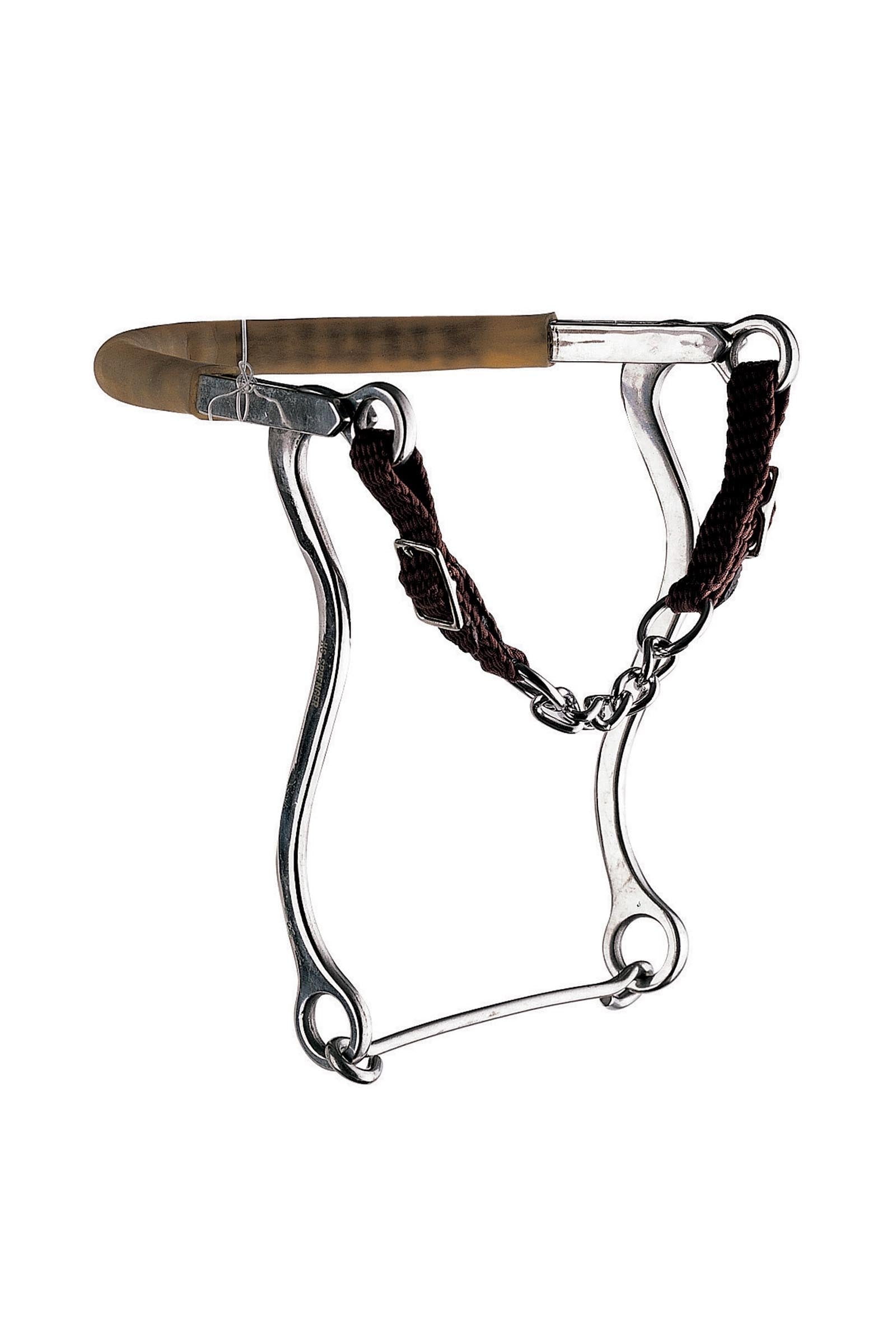 Sprenger hackamore con cadena, acero inoxidable patas 31 cm Filetes y Bocados