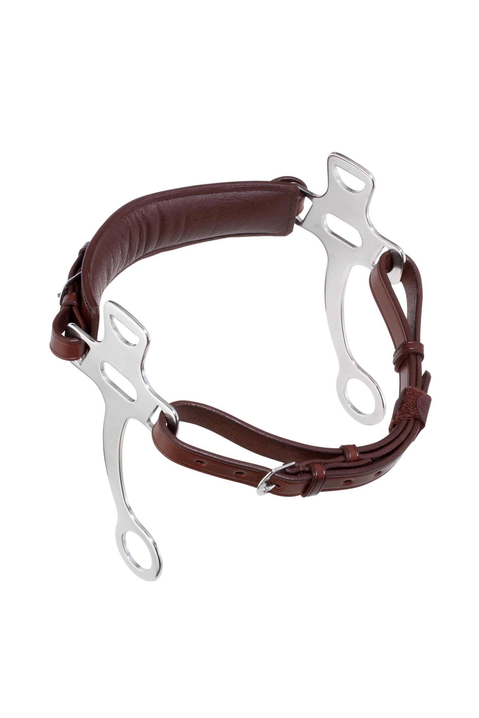 Sprenger hackamore con correa de cuero, acero inoxidable patas 21 cm Filetes y Bocados