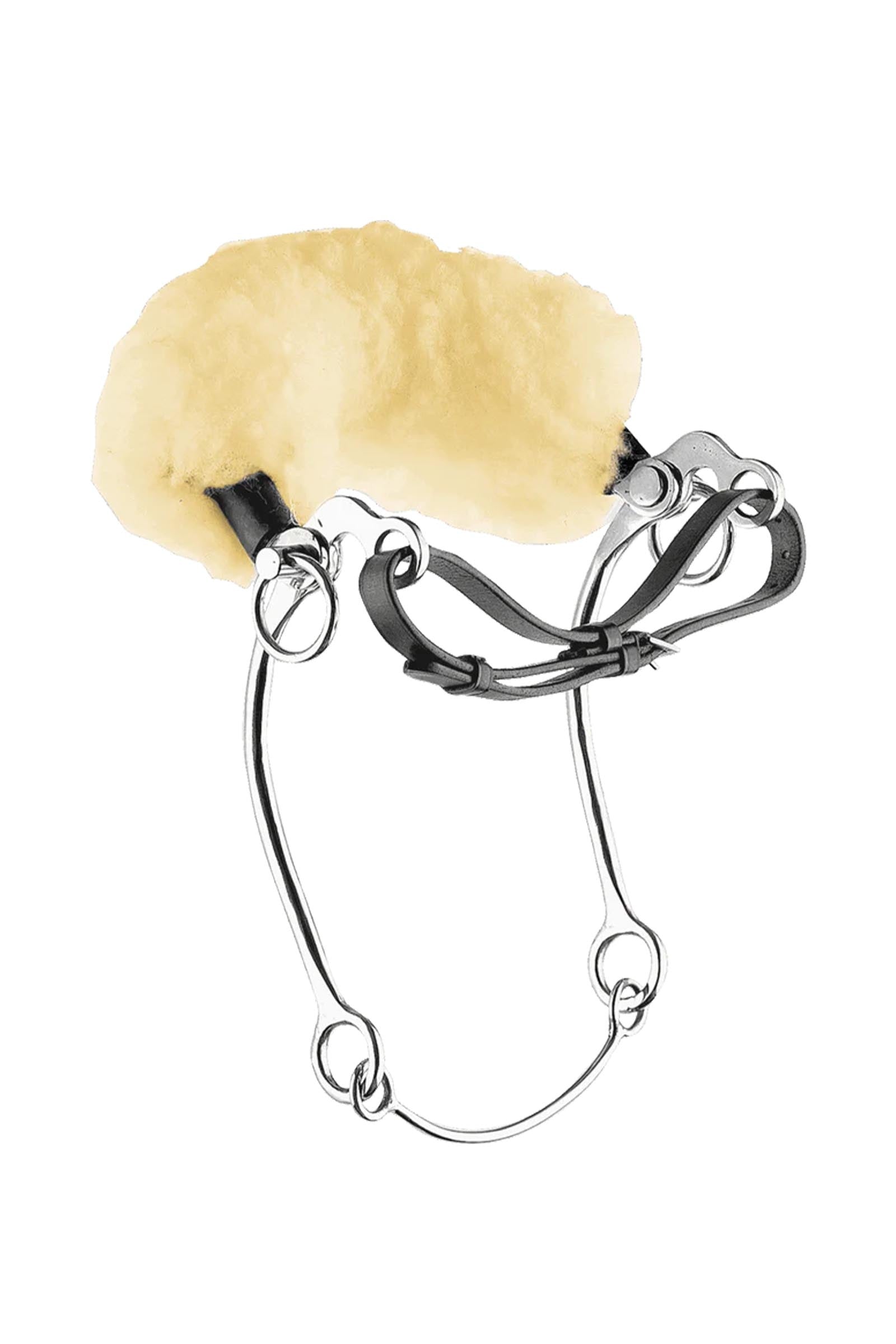 Sprenger hackamore combinado, con muserola acolchada Filetes y Bocados