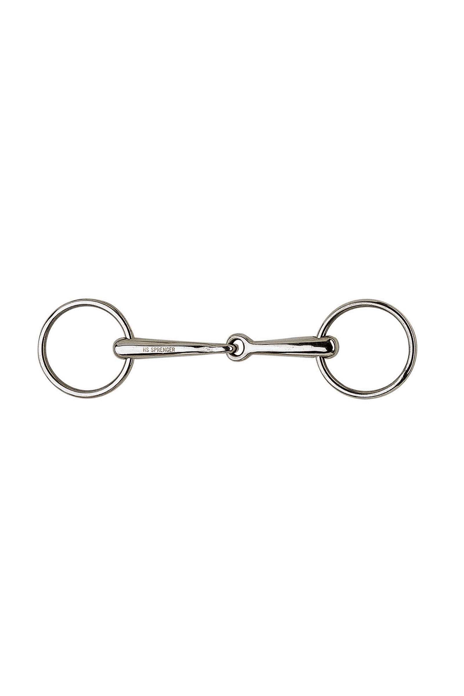 Sprenger Loose Ring Snaffle Bit, Single Jt. 14mm, Stainless St. Horse Bits