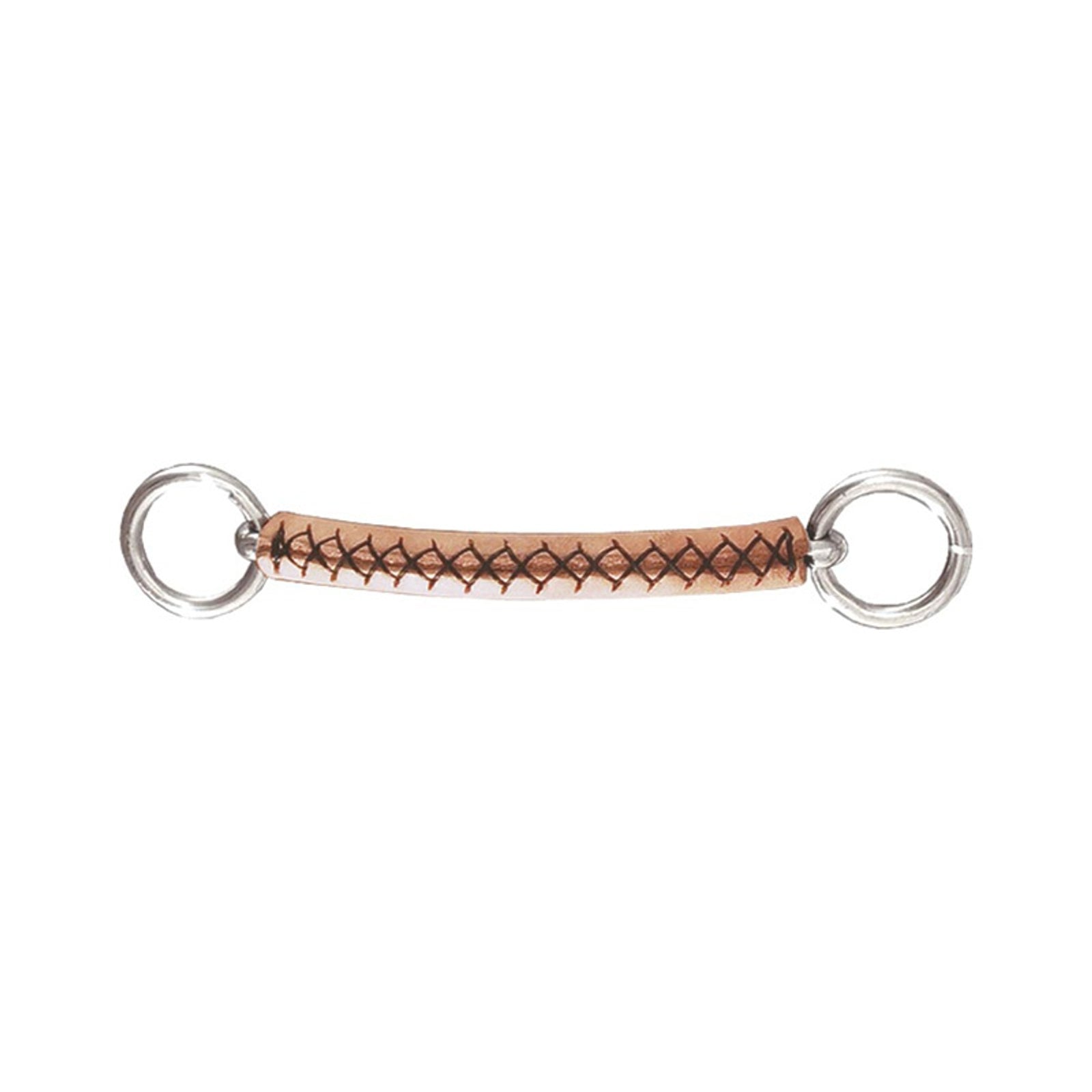 Finntack Bocado para sobrefreno, recto, cubierto de piel Equipamiento para Carreras