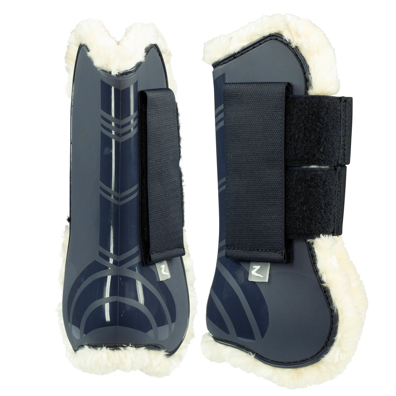 Horze Protectores de tendones Caliber con forro de piel sintética Leg Protection & Hoof Protection for Horses
