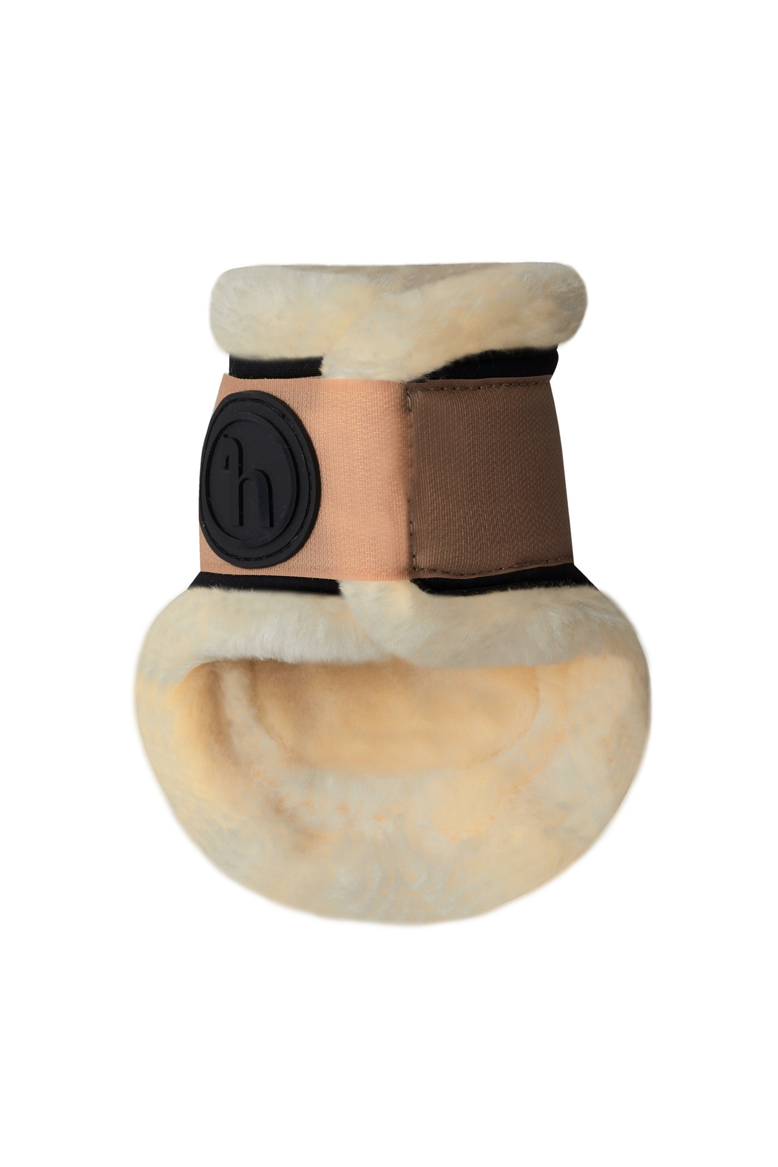 Horze Caliber Fetlock Boots with Faux Fur Lining Leg Protection & Hoof Protection for Horses