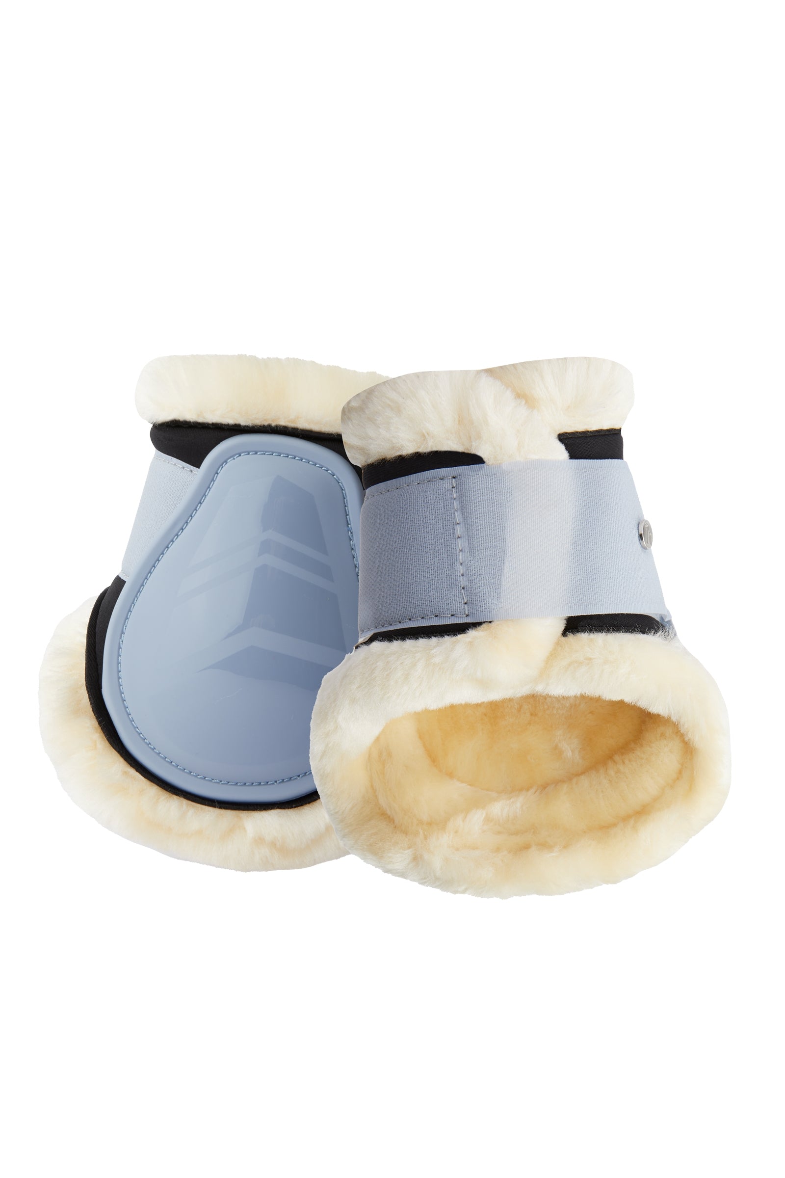 Horze Caliber Fetlock Boots with Faux Fur Lining Leg Protection & Hoof Protection for Horses