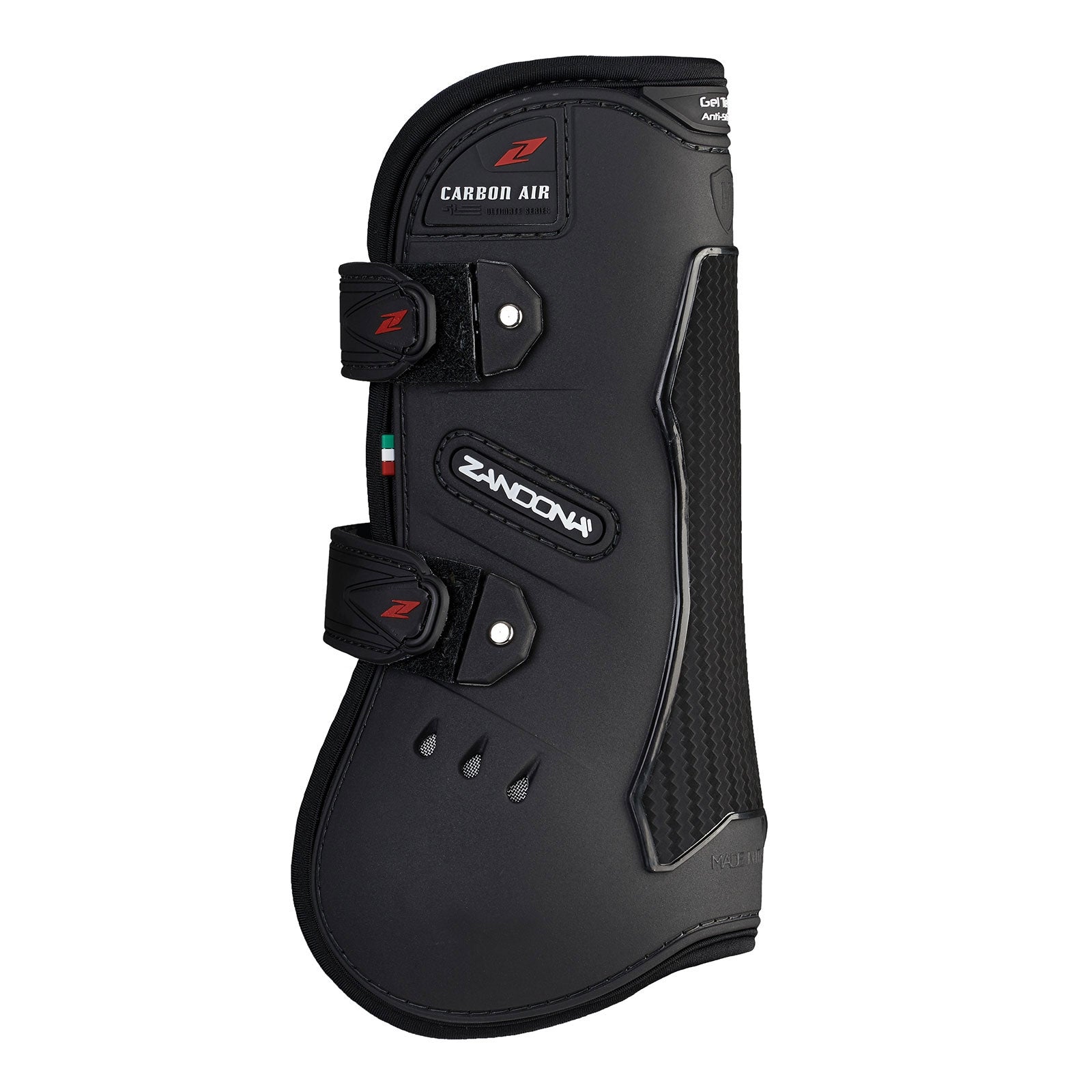 Zandona Carbon Air Tendon Boots with Hook and Loop Closure Leg Protection & Hoof Protection for Horses
