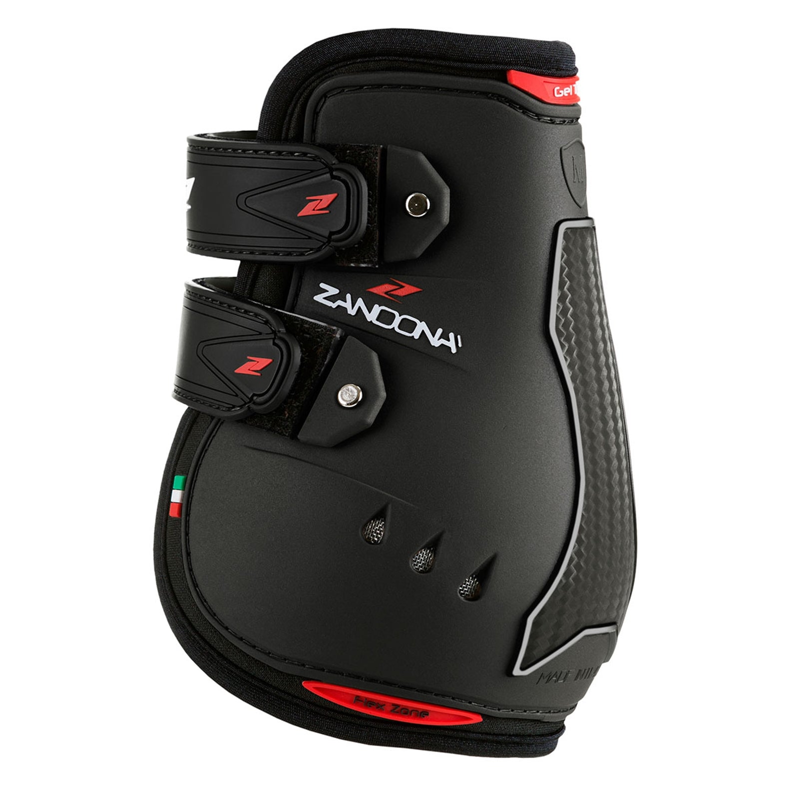 Zandona Protectores de menudillo con cierre de velcro Carbon Air Fit Leg Protection & Hoof Protection for Horses