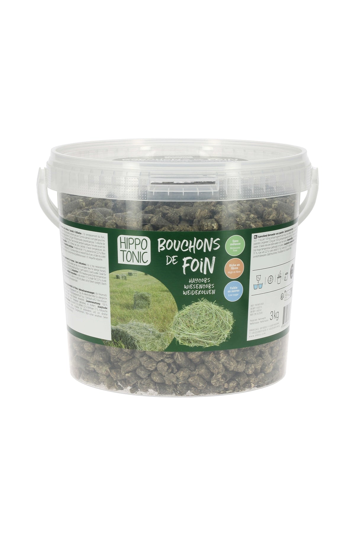 HIPPOTONIC Hay Cobs, Suplemento, 3 kg Horse Feed & Nutrition