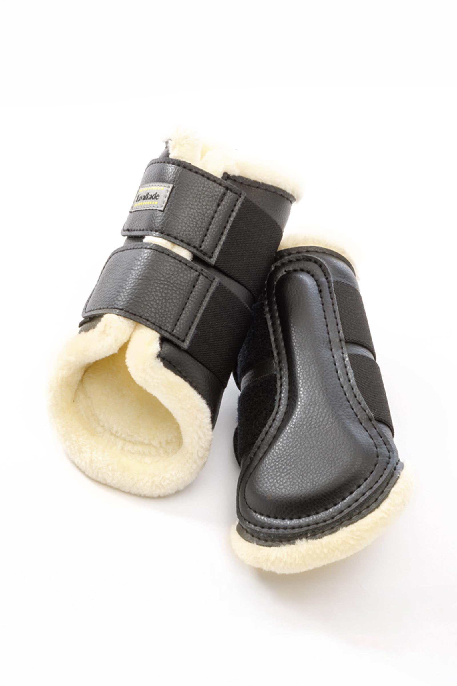 Kavalkade Anatomic protectores de cuero sintético con pelo sintético Leg & Hoof Protection