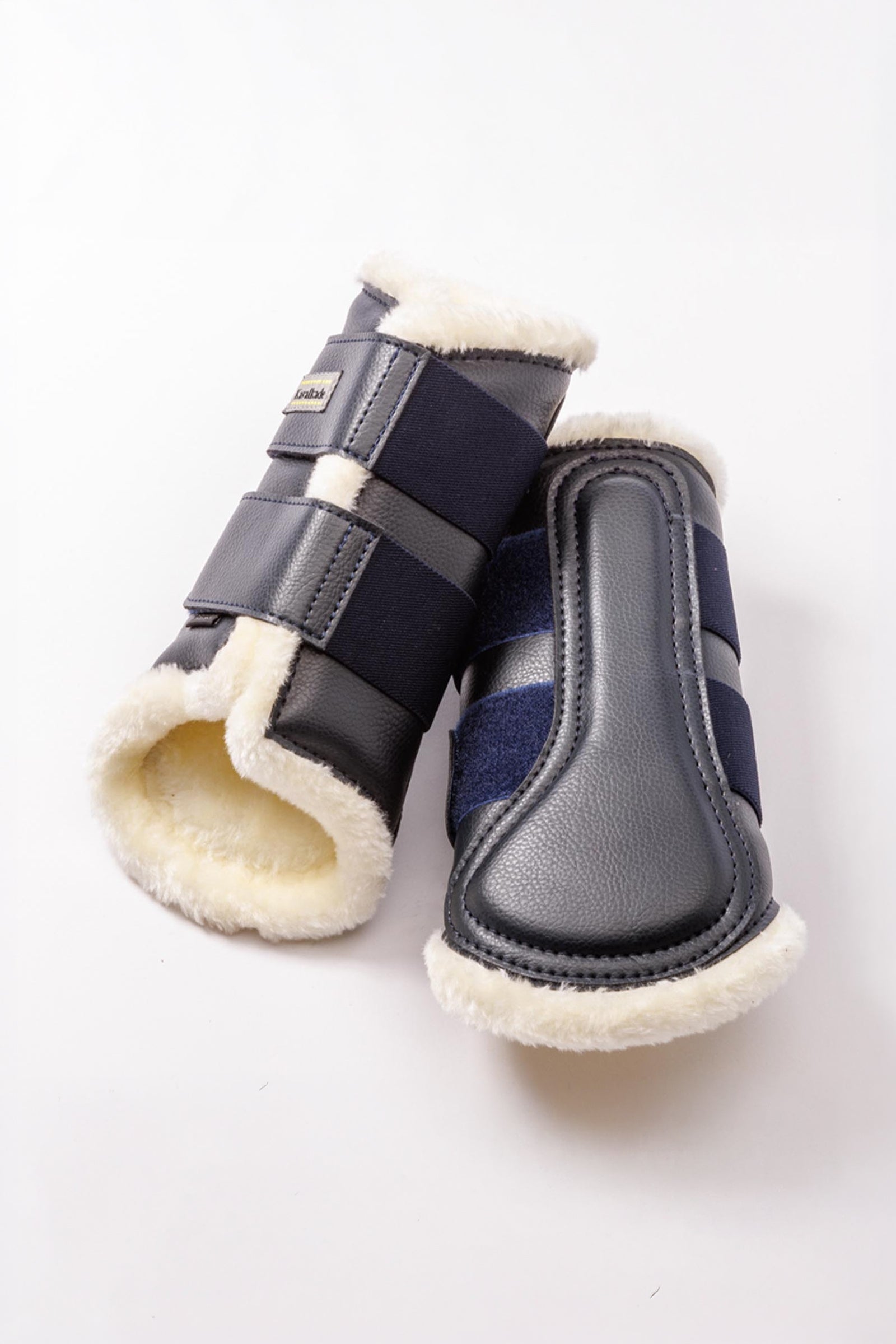 Kavalkade Anatomic Synthetic Leather Boots With Faux Fur Leg & Hoof Protection