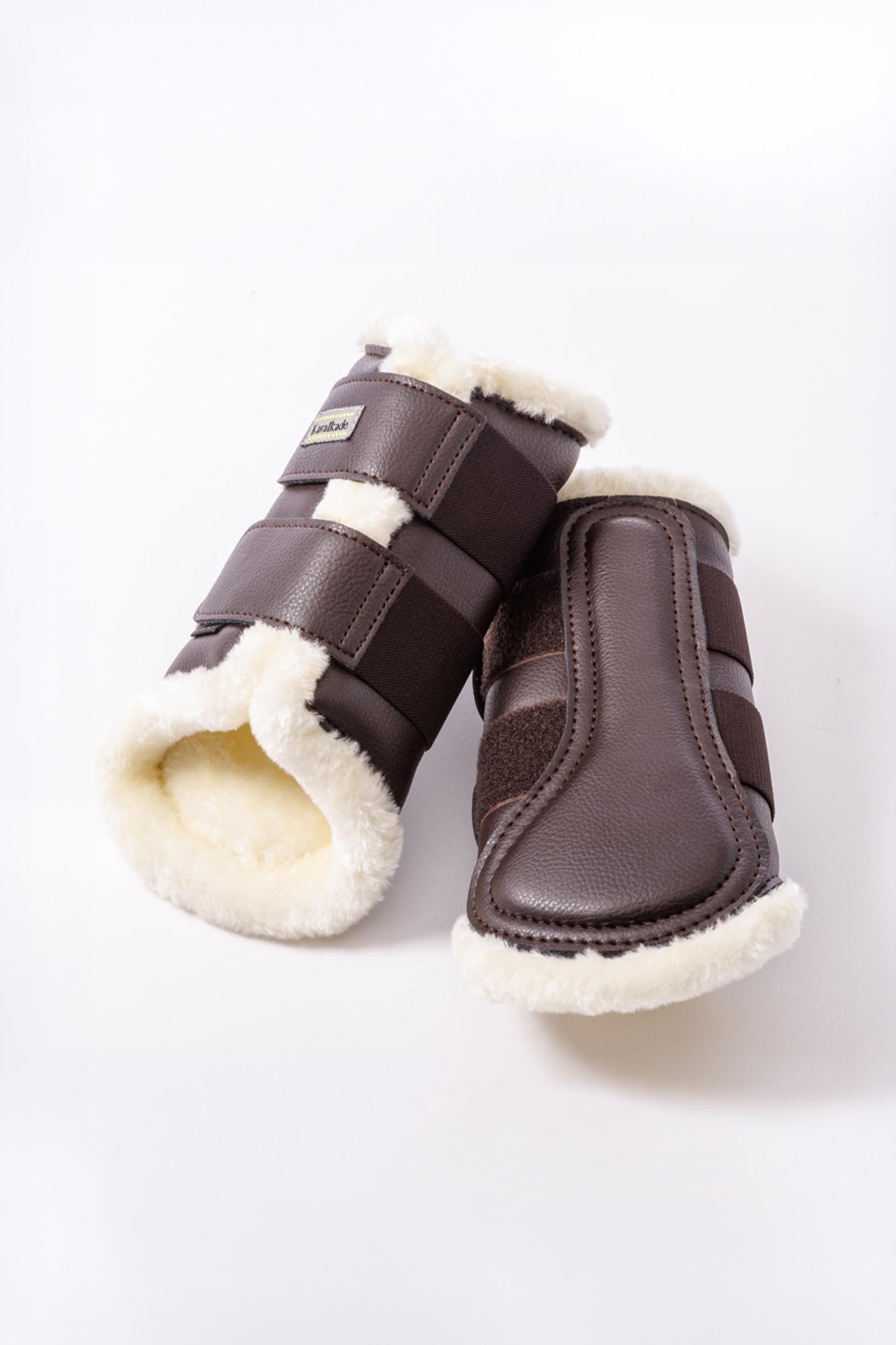 Kavalkade Anatomic protectores de cuero sintético con pelo sintético Leg & Hoof Protection