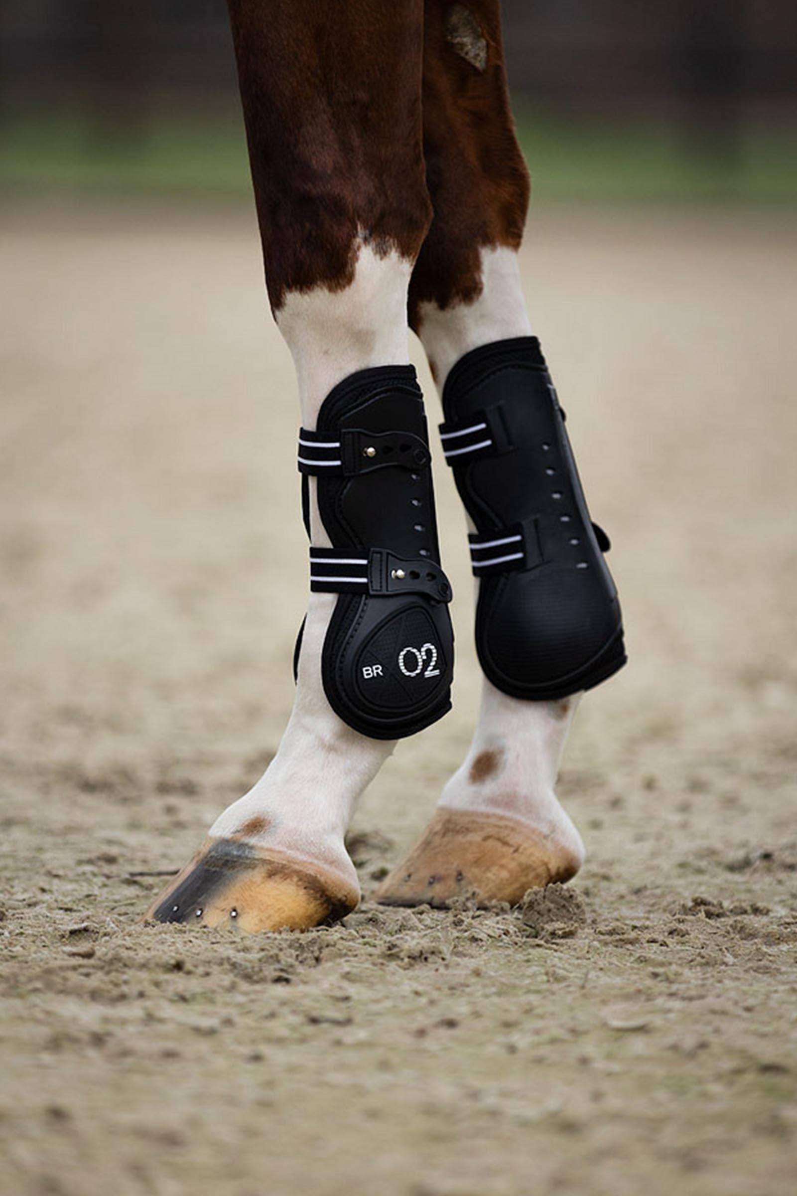 BR XO2 Tendon Boots Leg Protection & Hoof Protection for Horses
