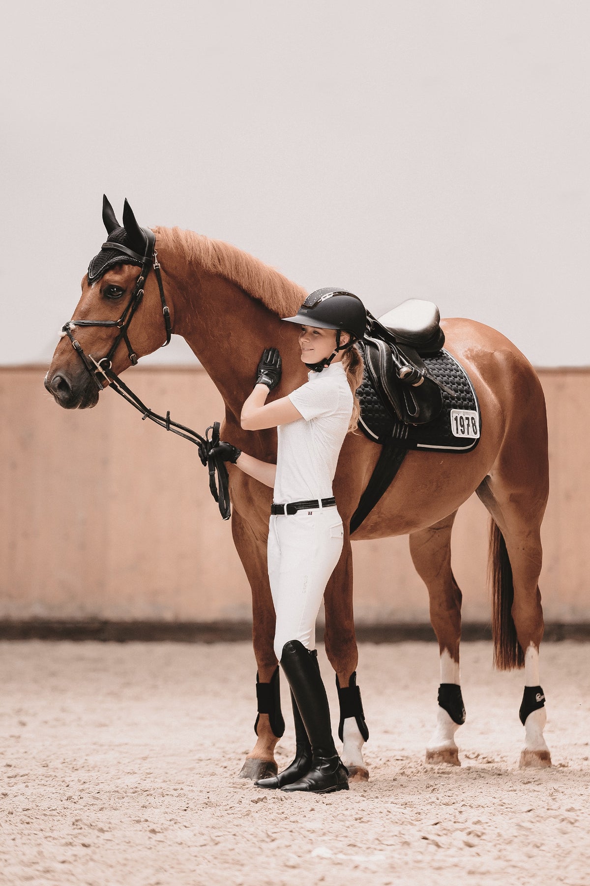 Cavallo CAVALJETTY Ear Net Saddle Pads