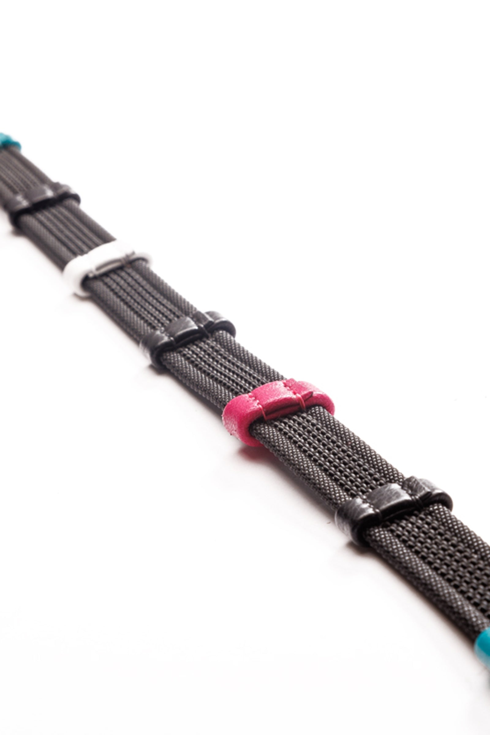 Kavalkade Training Rubberised Reins With Stops, 16 mm Bridles & Reins