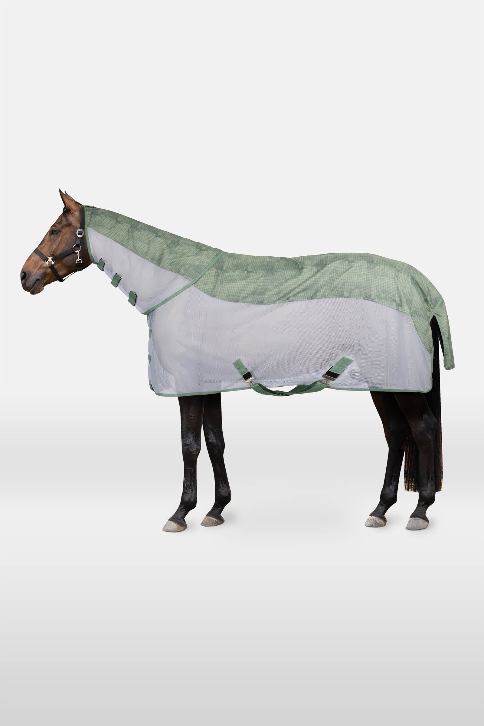Horze Nevada II combo manta lluvia y antimoscas con cuello desmontable Mantas Caballo