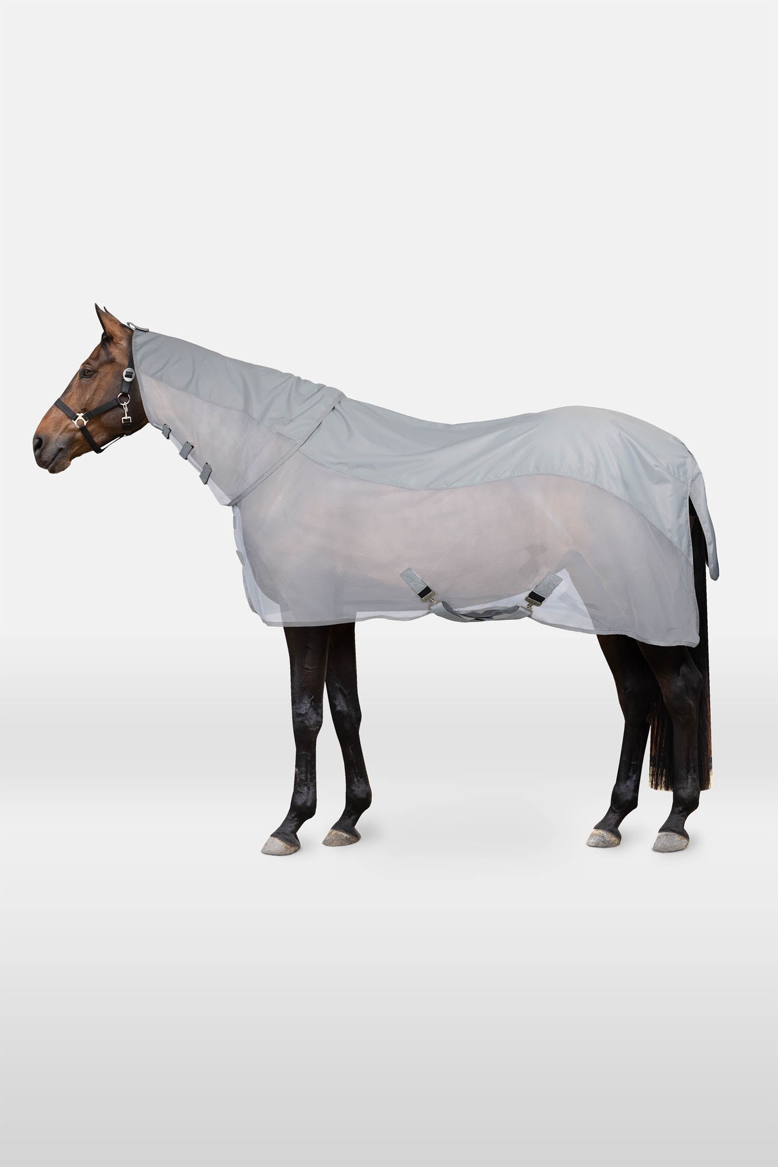 Horze Nevada II combo manta lluvia y antimoscas con cuello desmontable Mantas Caballo