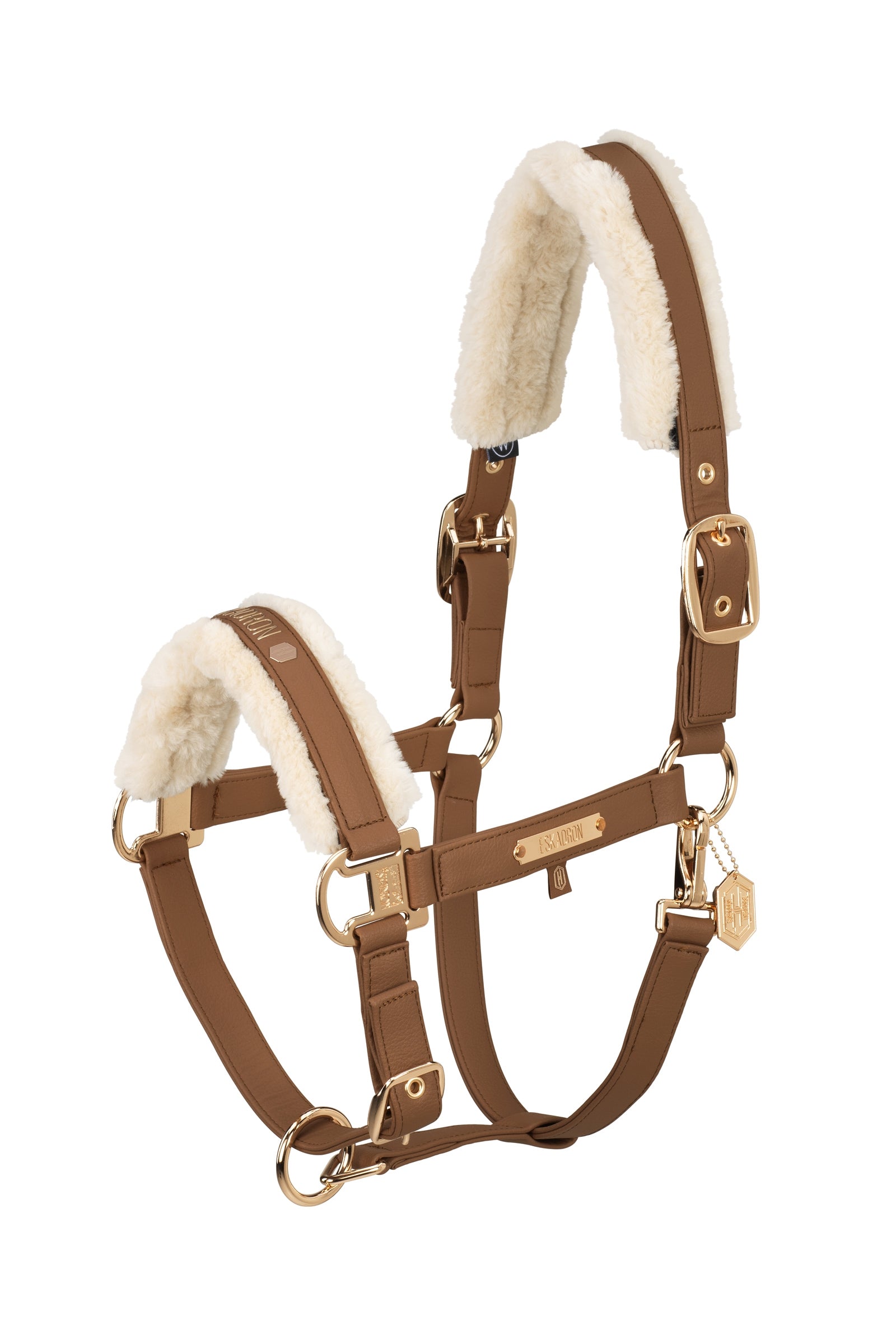 Eskadron Heritage AW24 Cabezada de Cuadra de cuero sintético con Double Pin y pelo sintético Cabezadas de cuadra & Ramales