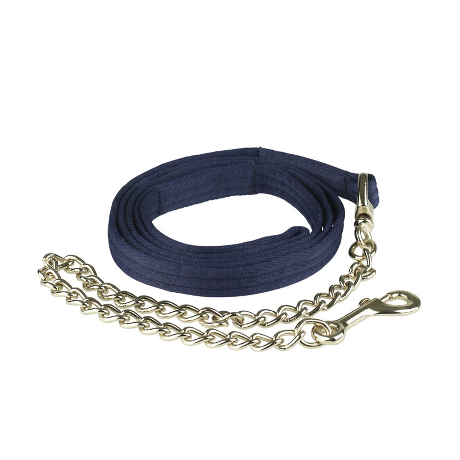 Finntack Vástago de plomo trenzado acolchado Pro con una sola cadena Cabezadas de cuadra & Ramales