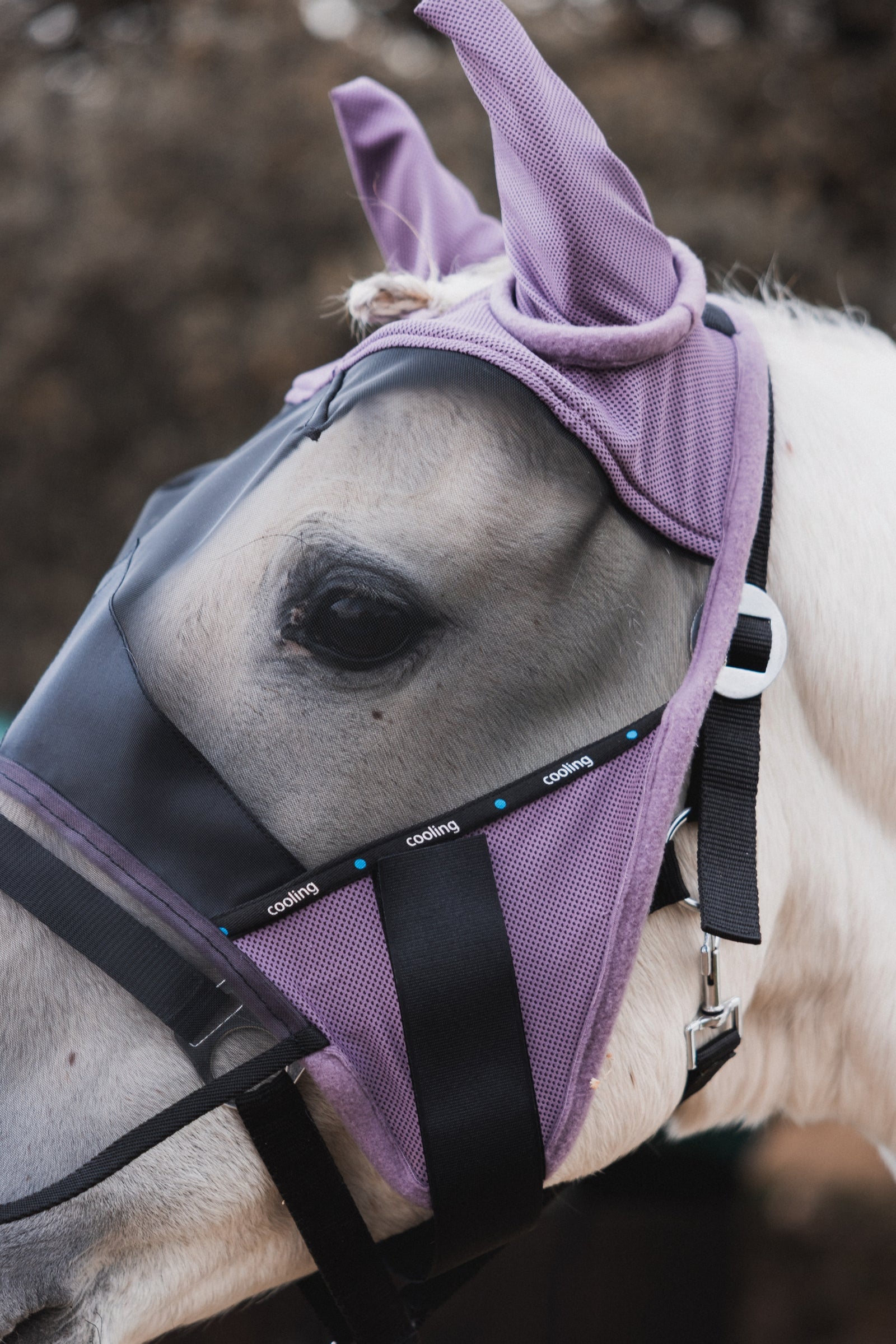 Horze Cooling Fly Mask Antifly Protection for Horses