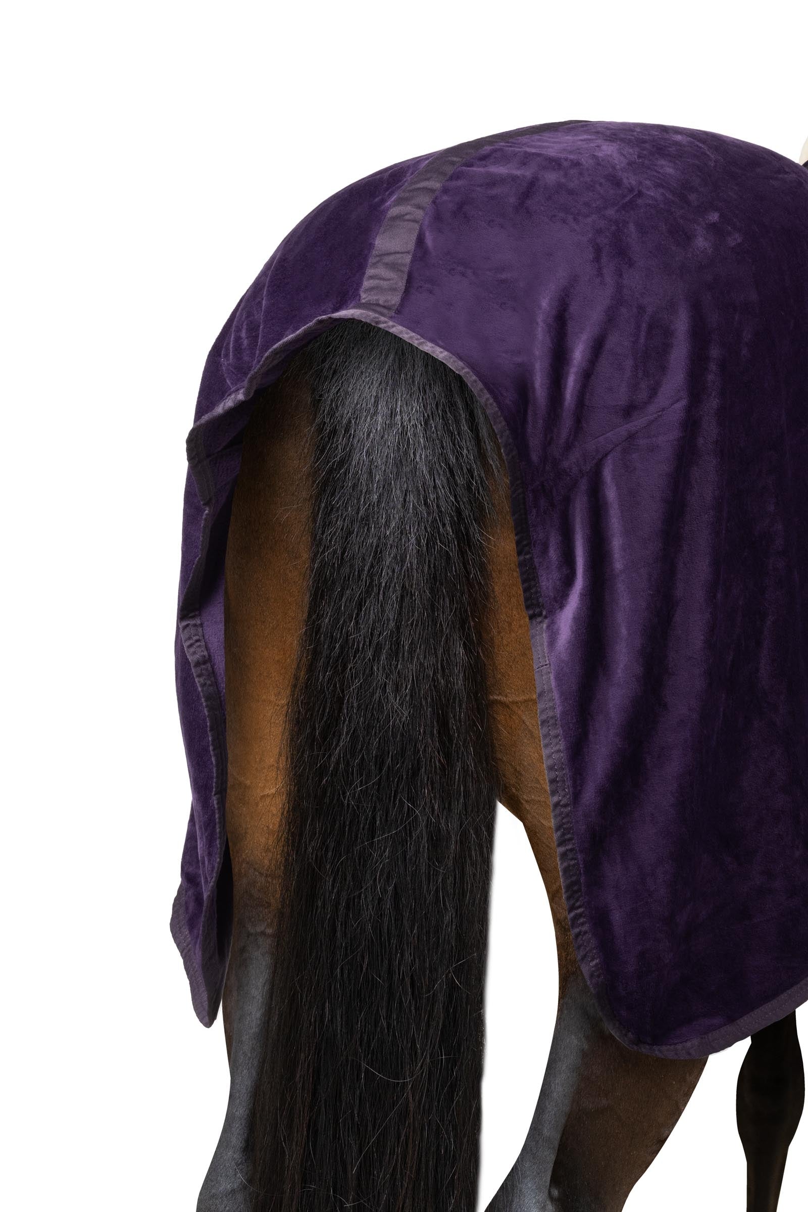 Horze Lincoln Fleece Rug with Fur Collar Horse Rugs