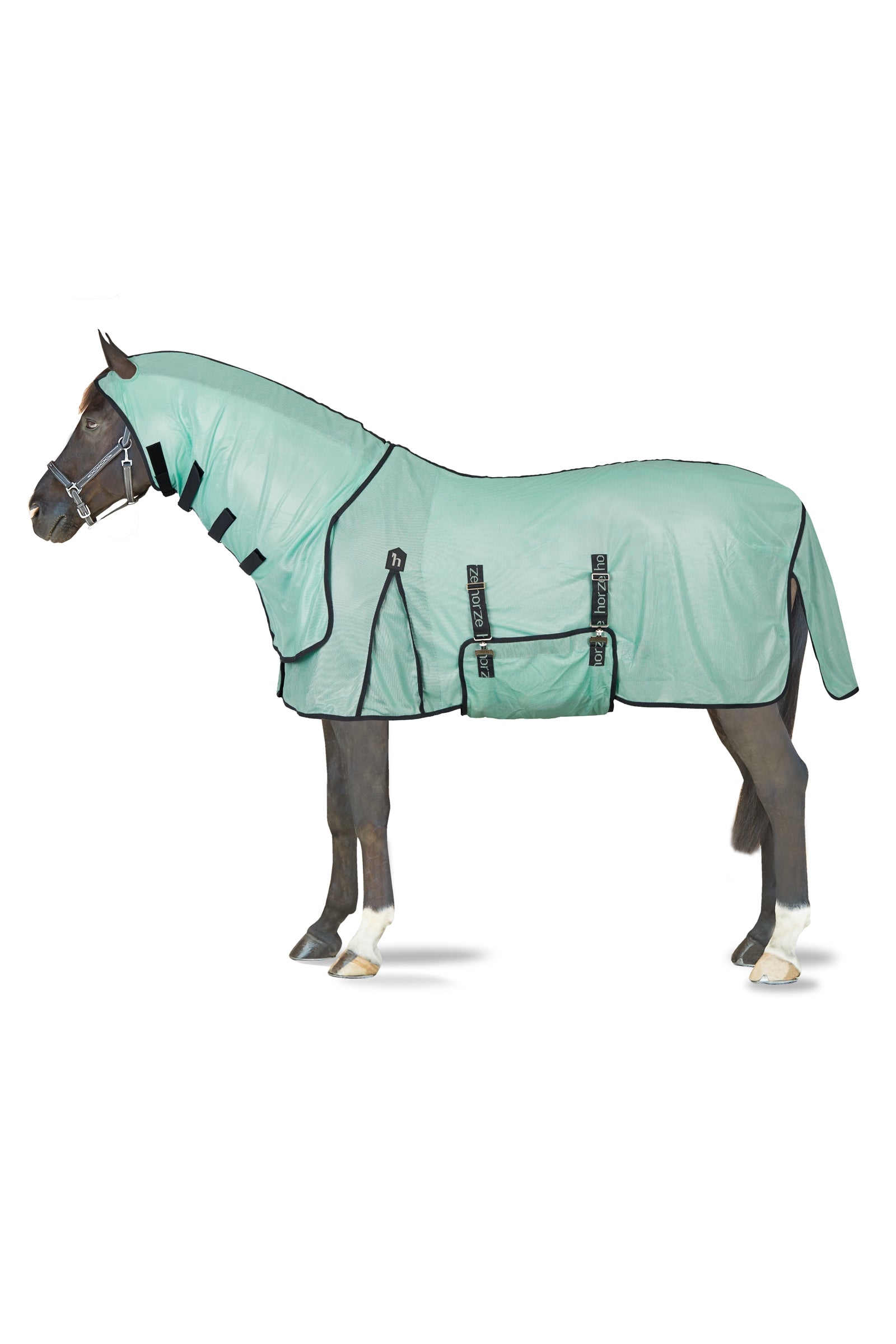 Horze Paso Fino Fly Rug with Hood and UV Protection Horse Rugs