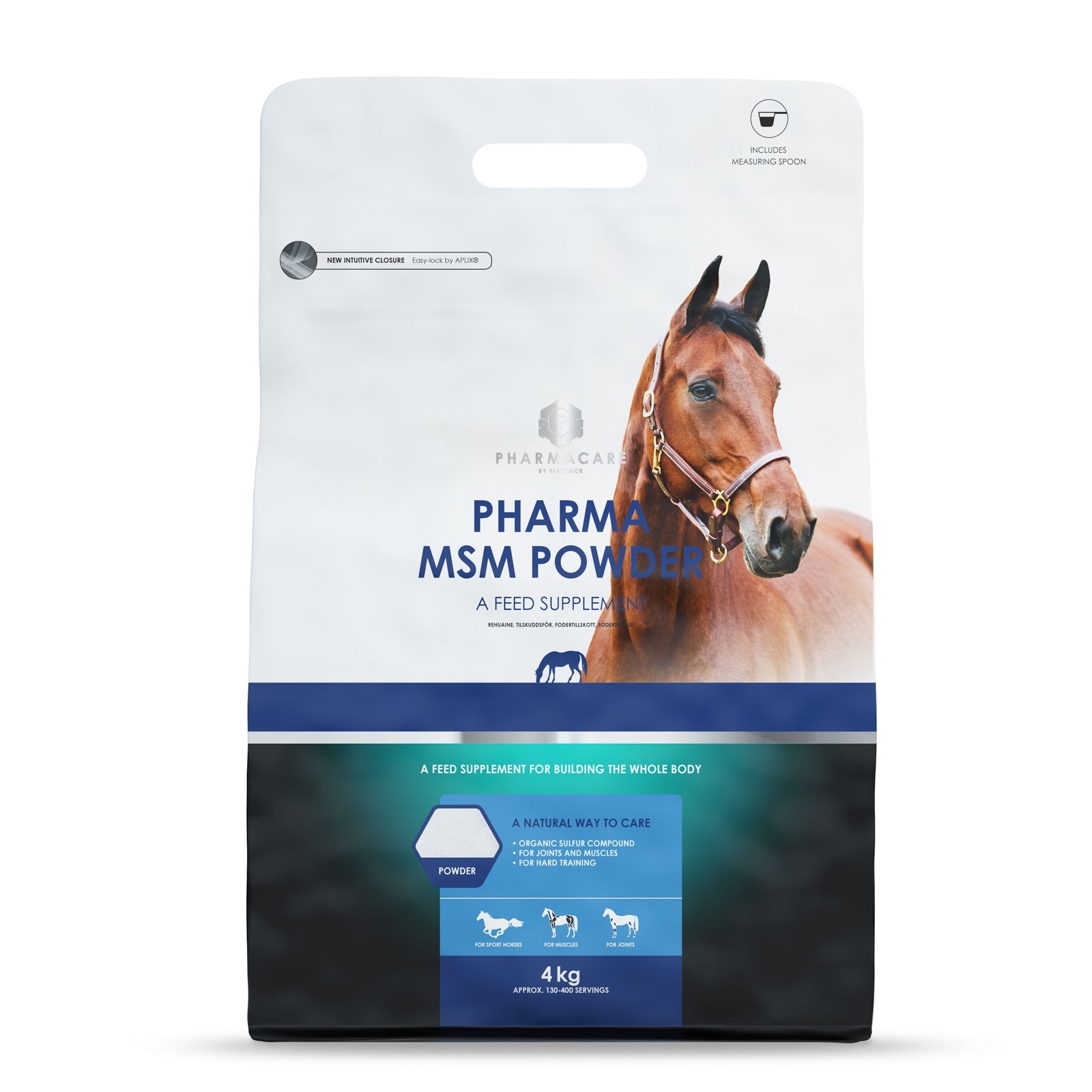 Pharmacare Polvo Pharma MSM, 4kg Horse Feed & Nutrition