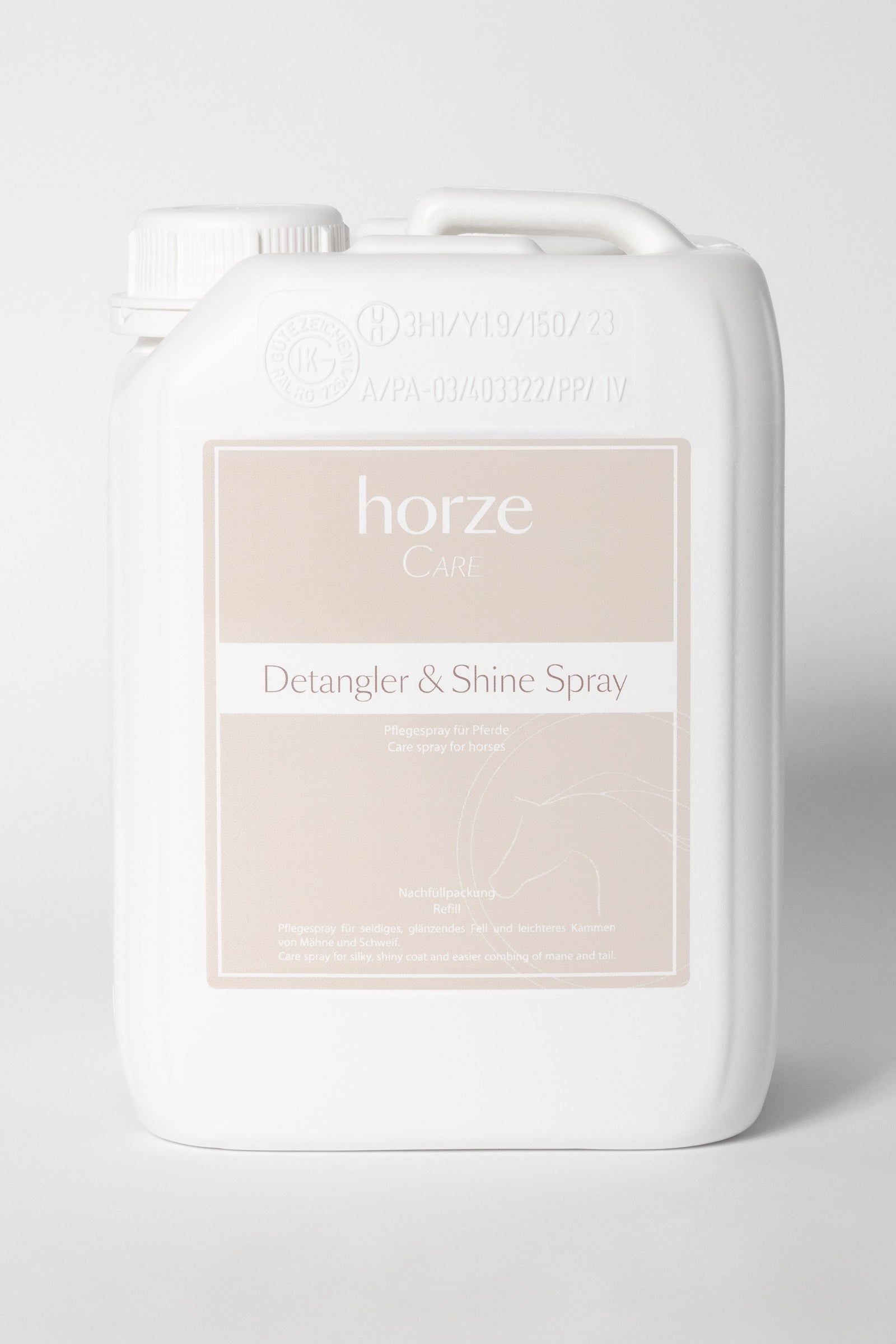 Horze Detangler & Shine Spray Refill, 2.5l Horse Health Care
