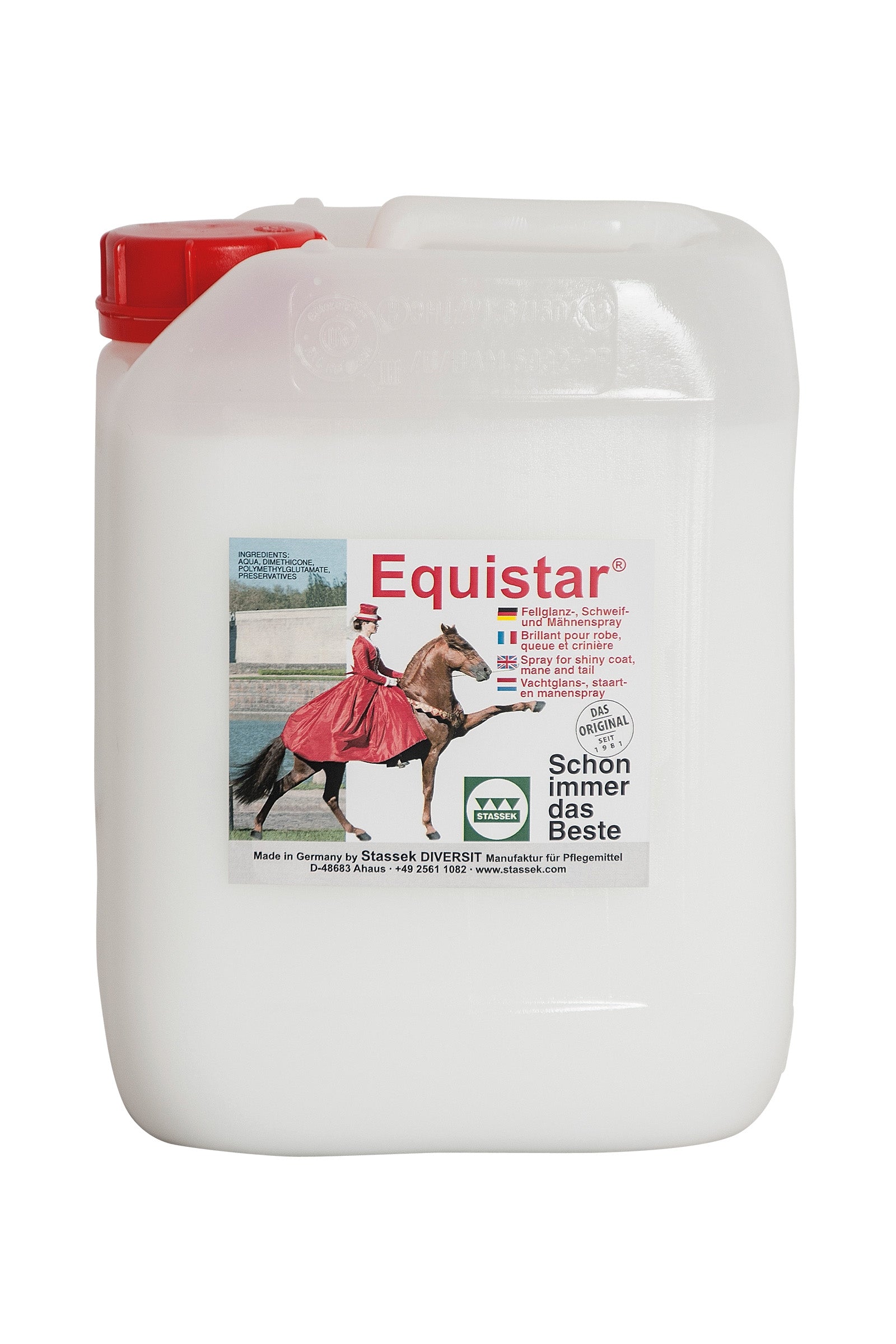 Stassek Equistar Mane & Tail Spray, 2 liters Cuidado Salud