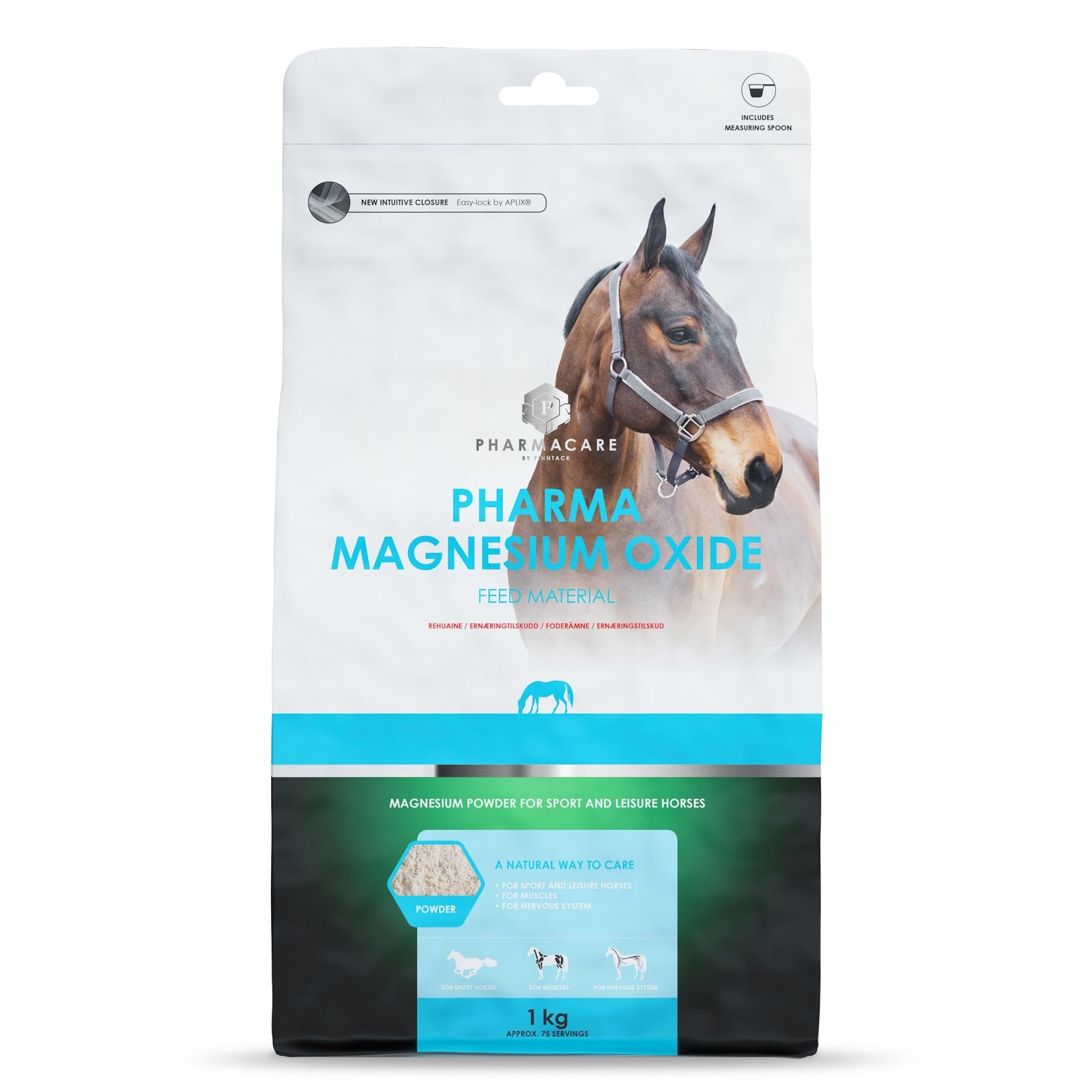 Pharmacare Pharma Óxido de Magnesio, 1kg Horse Feed & Nutrition