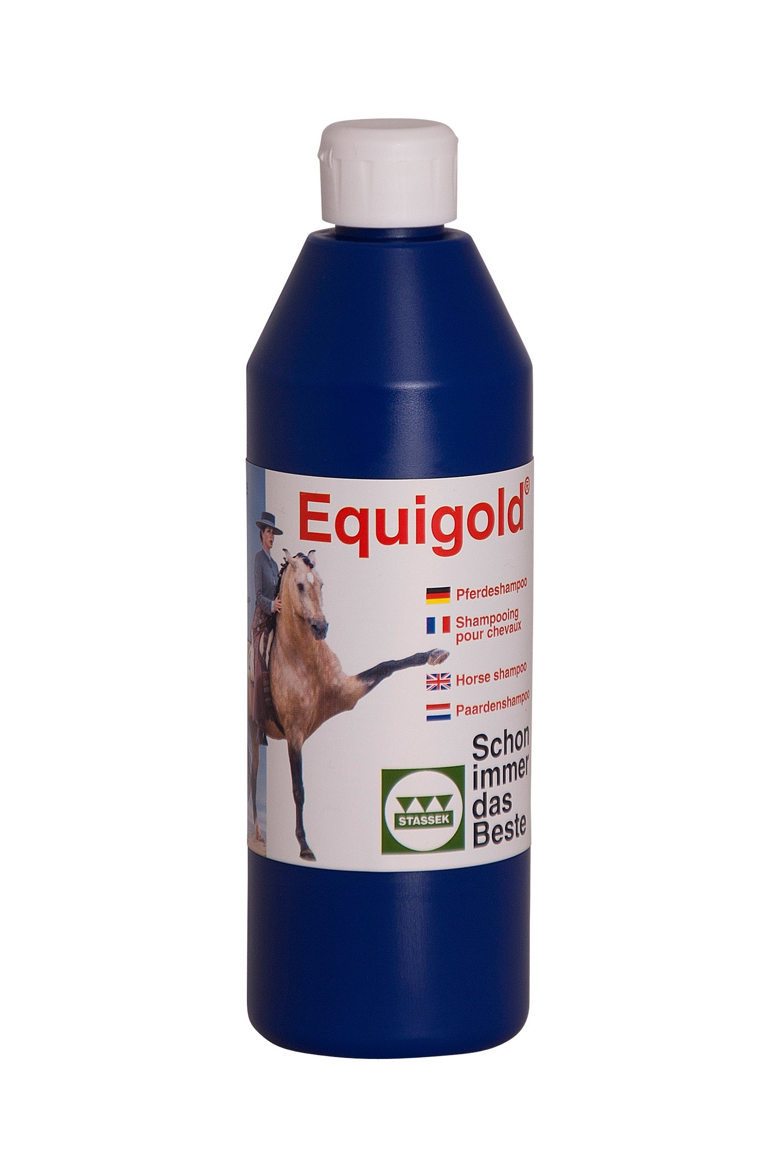Stassek Equigold Champú para caballos, 500 ml Cuidado Salud