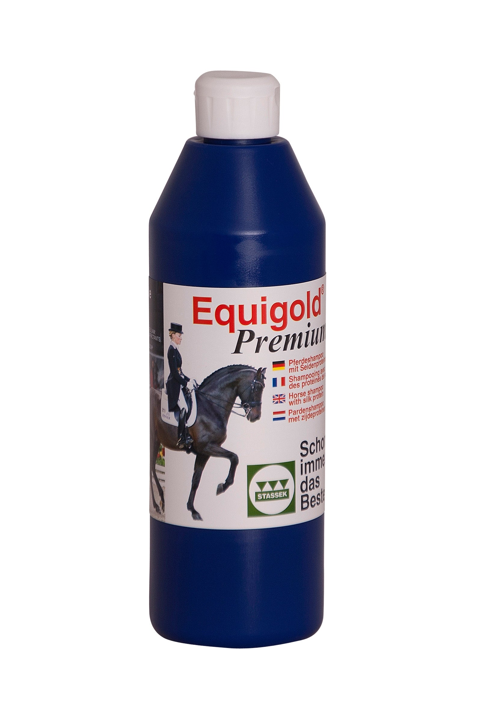 Stassek Equigold Champú Premium para Caballos, 500 ml Cuidado Salud