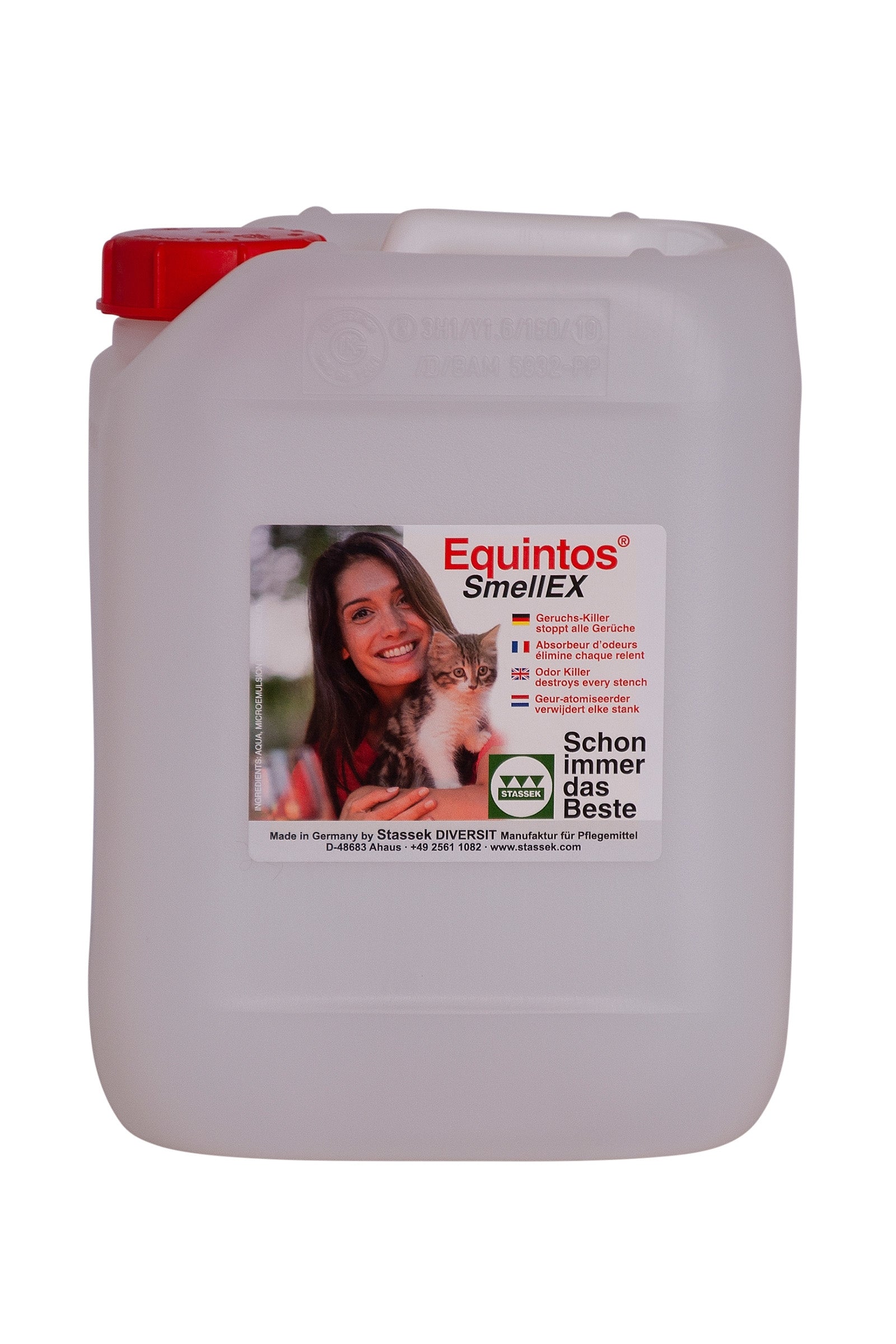 Stassek Equintos SmellEX Exterminador de olores, 5 litros Suministros de Establo