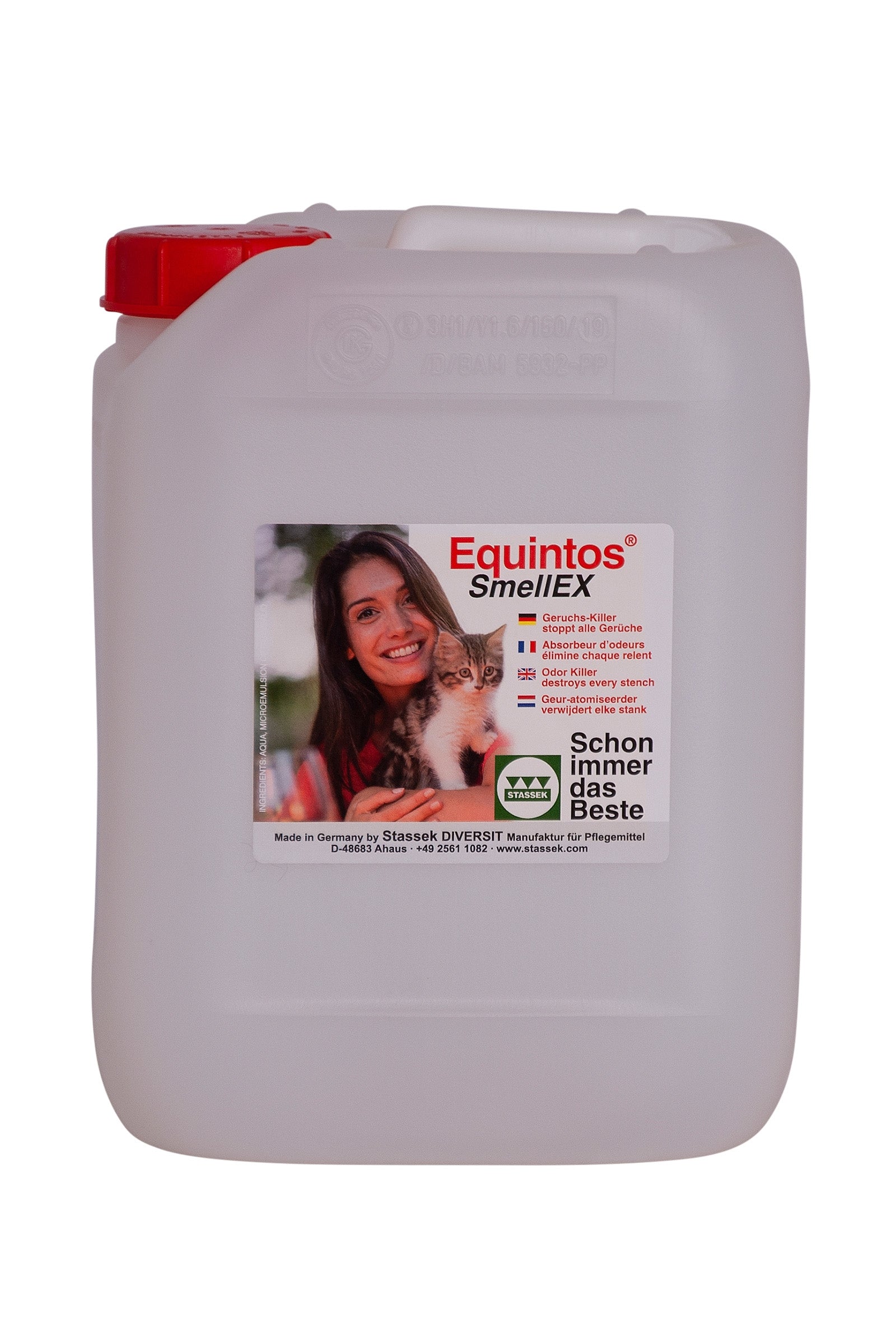 Stassek Equintos SmellEX Exterminador de olores, 2 litros Cuidado Salud