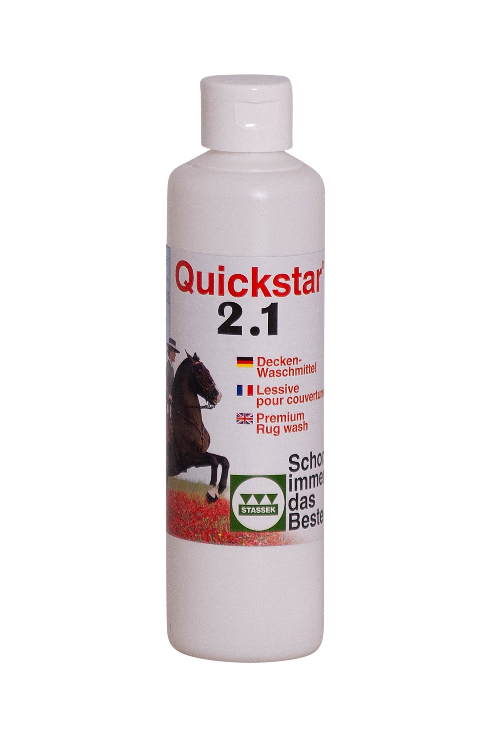 Stassek Quickstar 2.1 Detergente Premium para Mantas y Mantillas, 250 ml Cuidado Salud