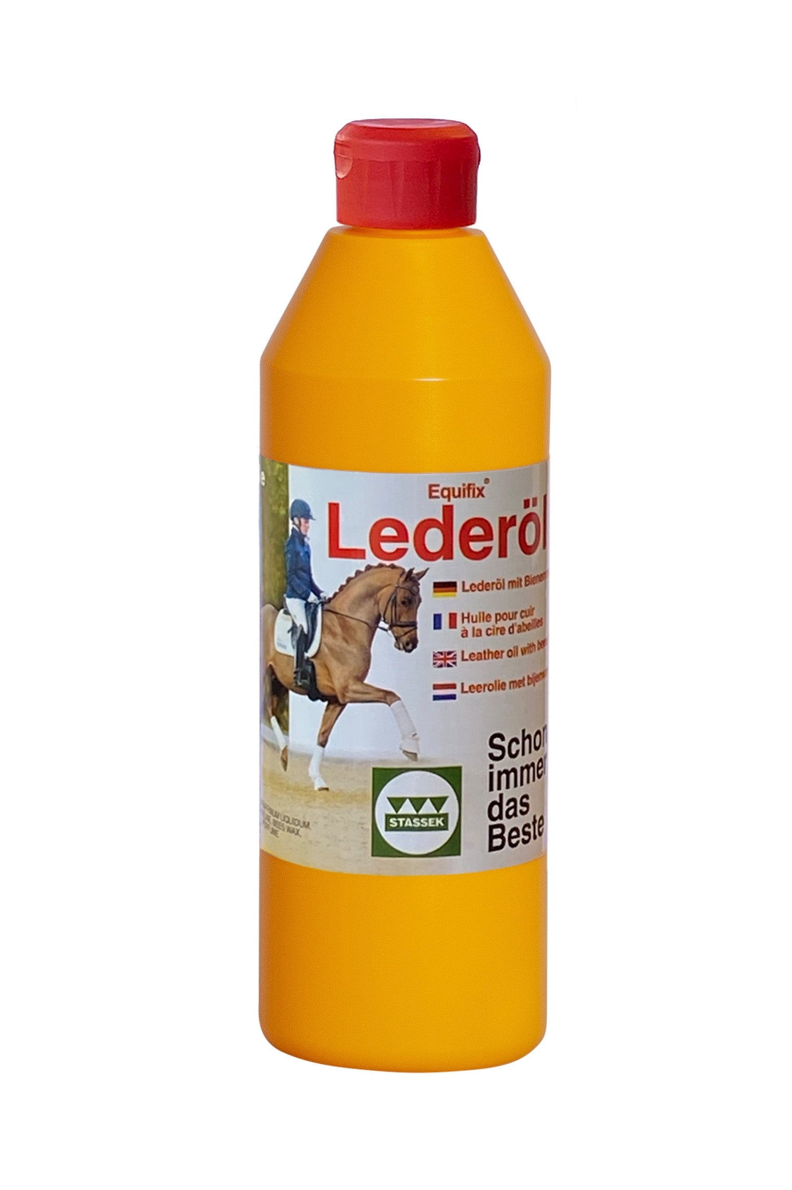 Stassek Equifix Aceite para cuero con cera de abejas, 500 ml Cuidado Salud