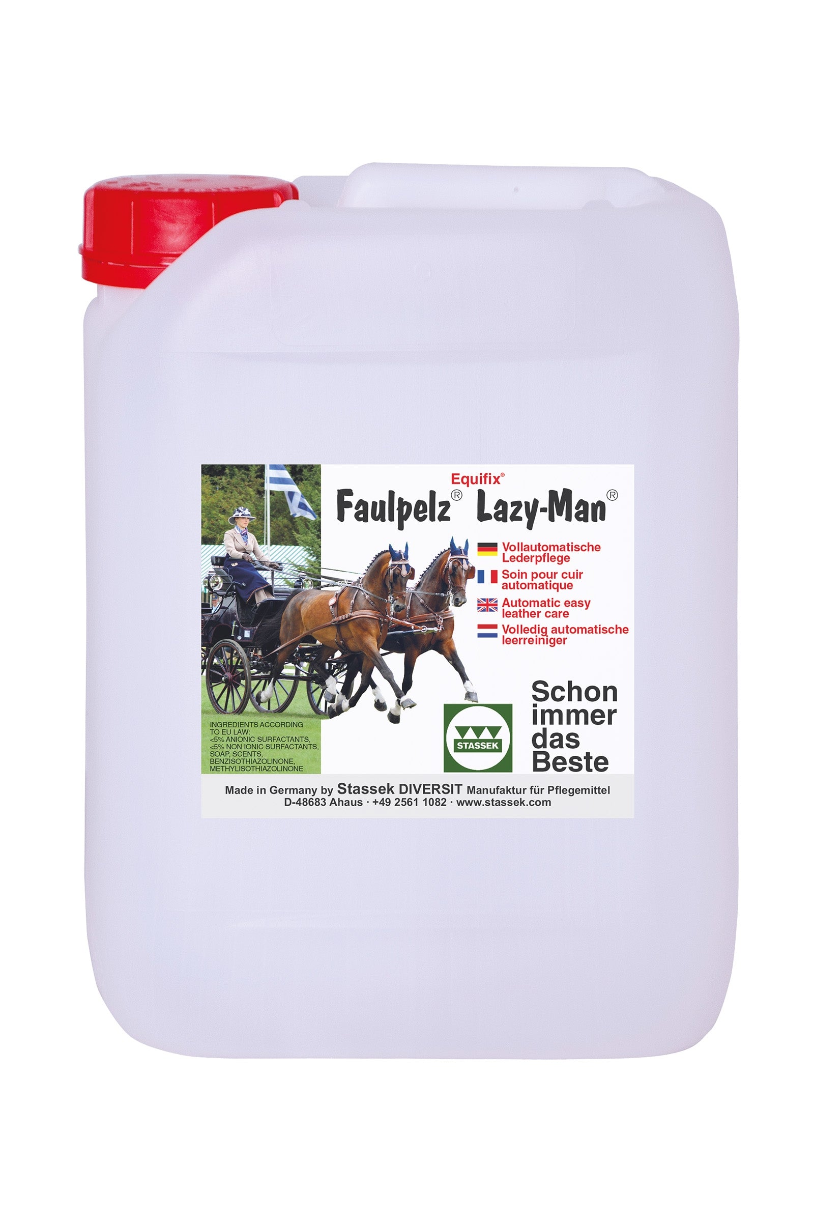 Stassek Equifix Faulpelz Lazy-Man Automatic Leather Care, 2 litros Cuidado Salud