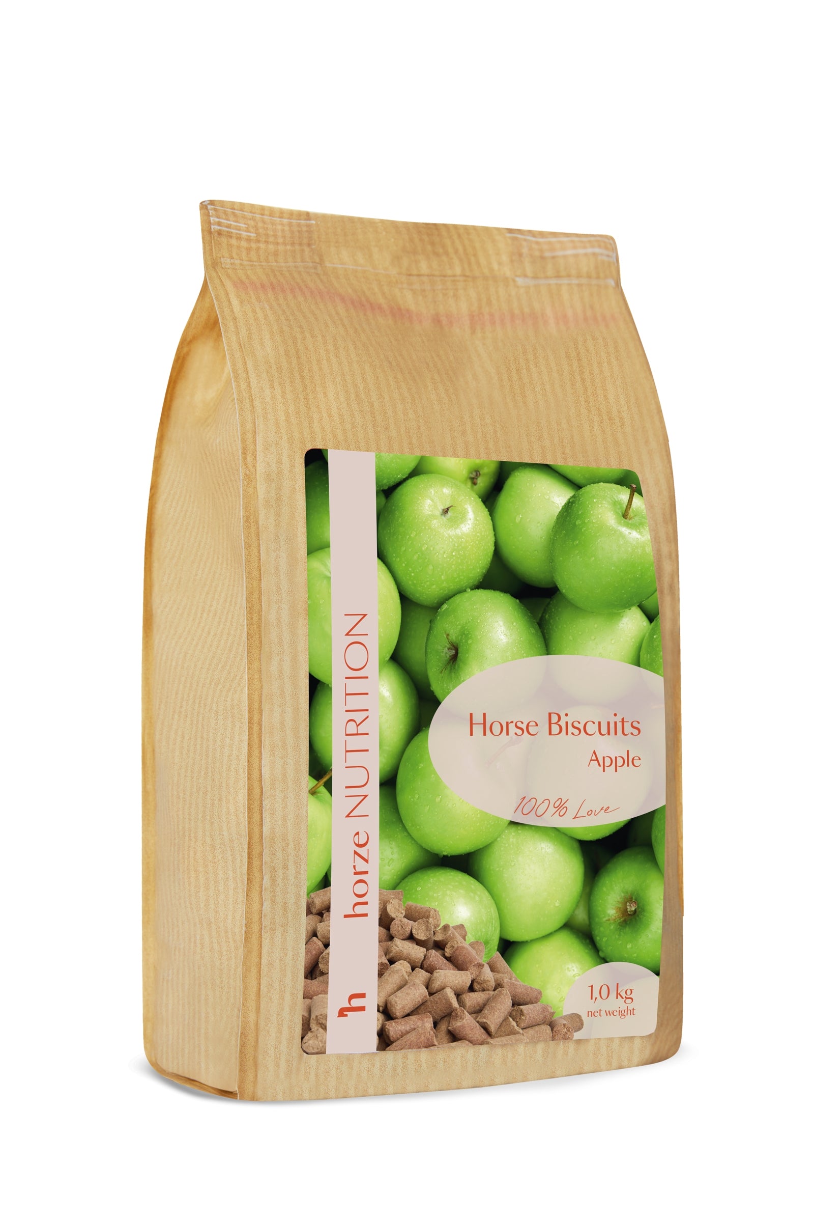 Horze Biscuits Apple, Treats 1kg Horse Feed & Nutrition