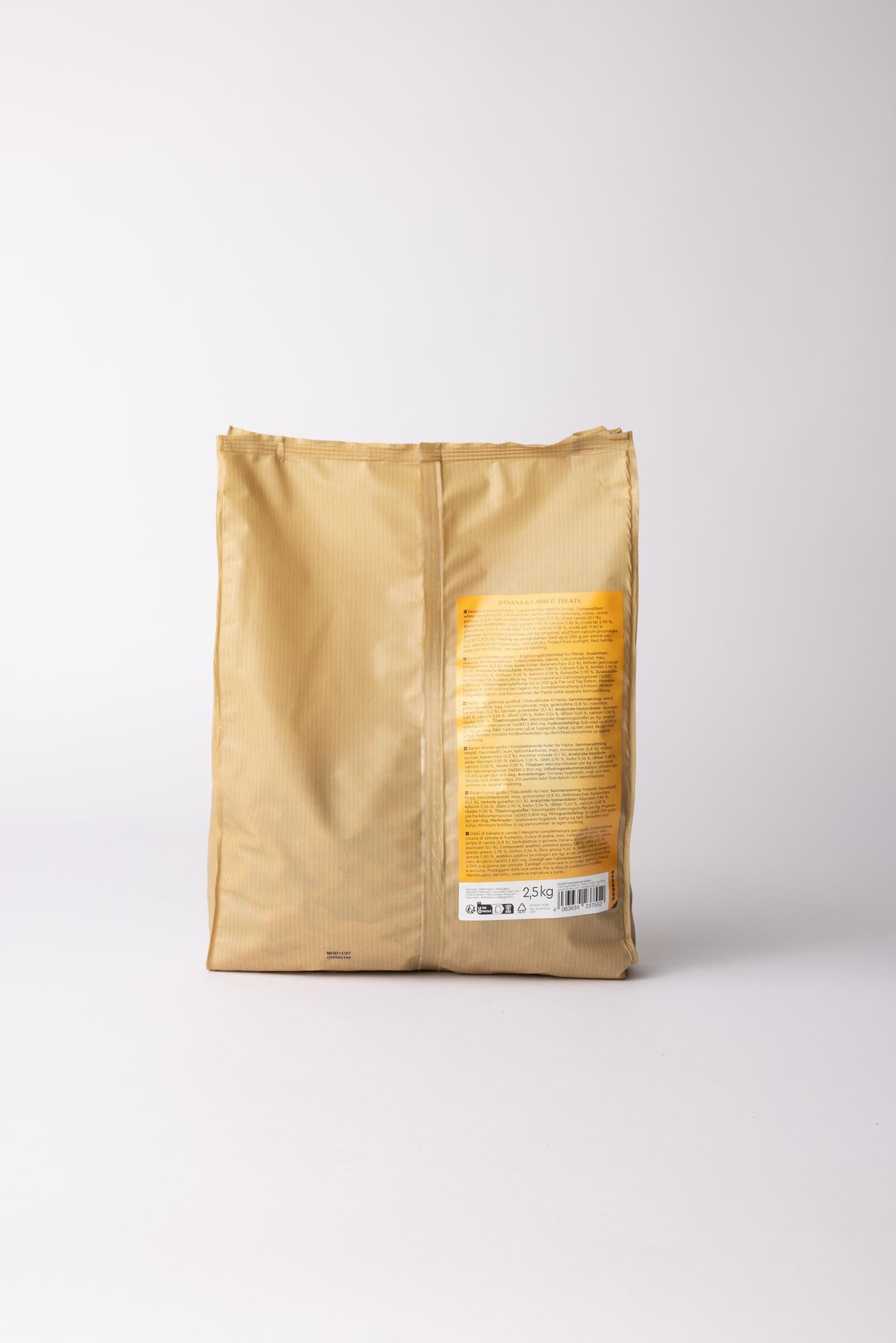 Horze Biscuits Banana & Carrot, Treats 2,5kg Horse Feed & Nutrition