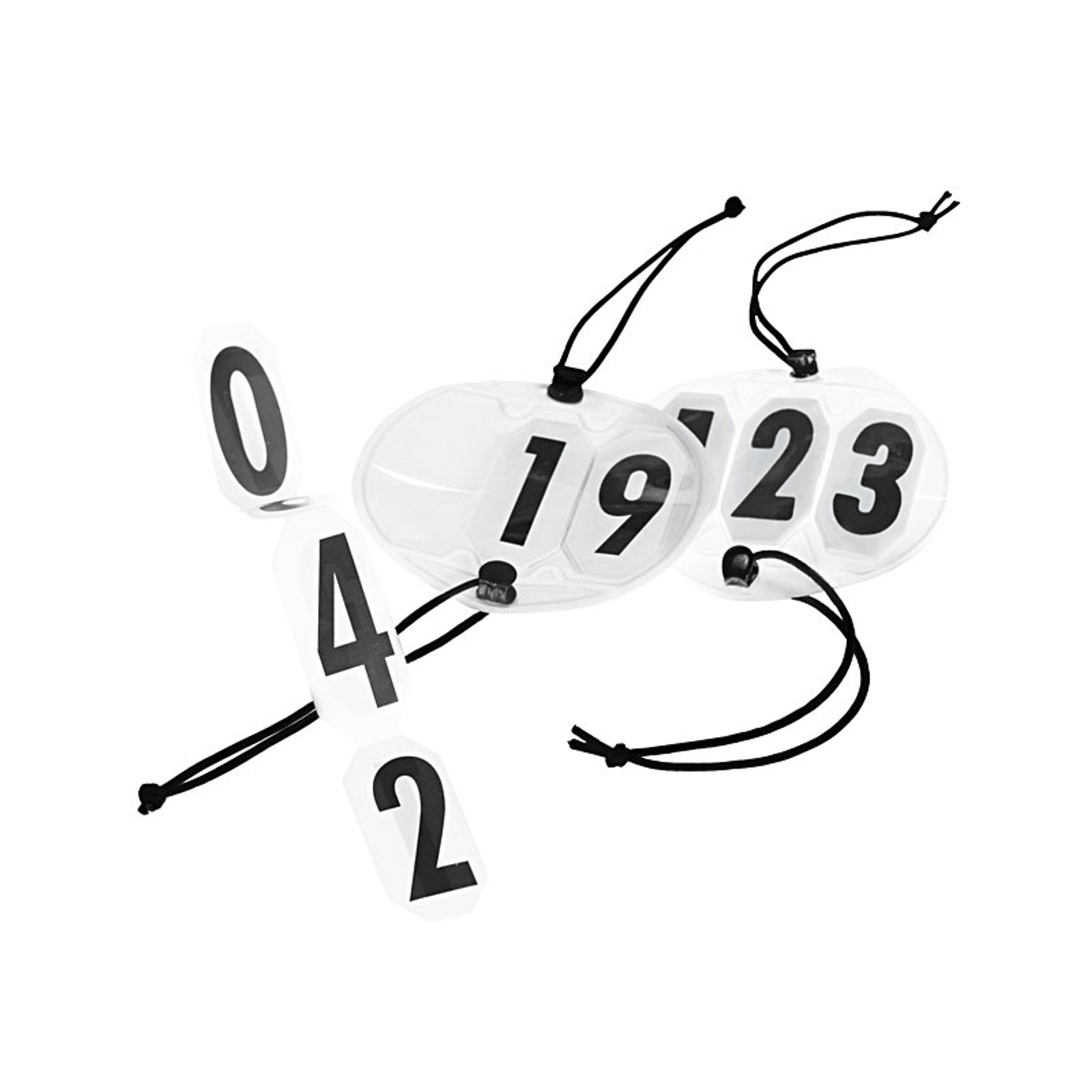 Horze Números Grandes Redondos para Cabezada Ropa Mujer