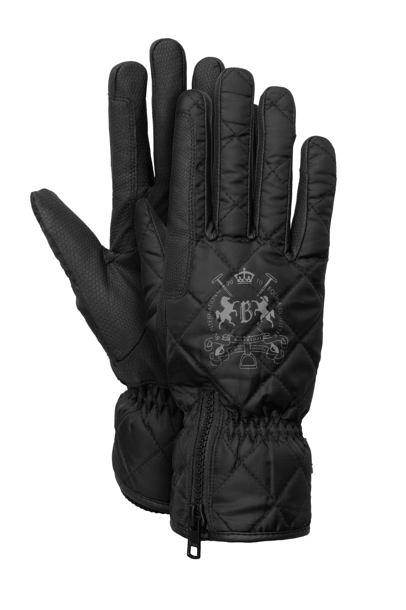 B Vertigo Onyx Guantes de montar impermeables y acolchados Guantes