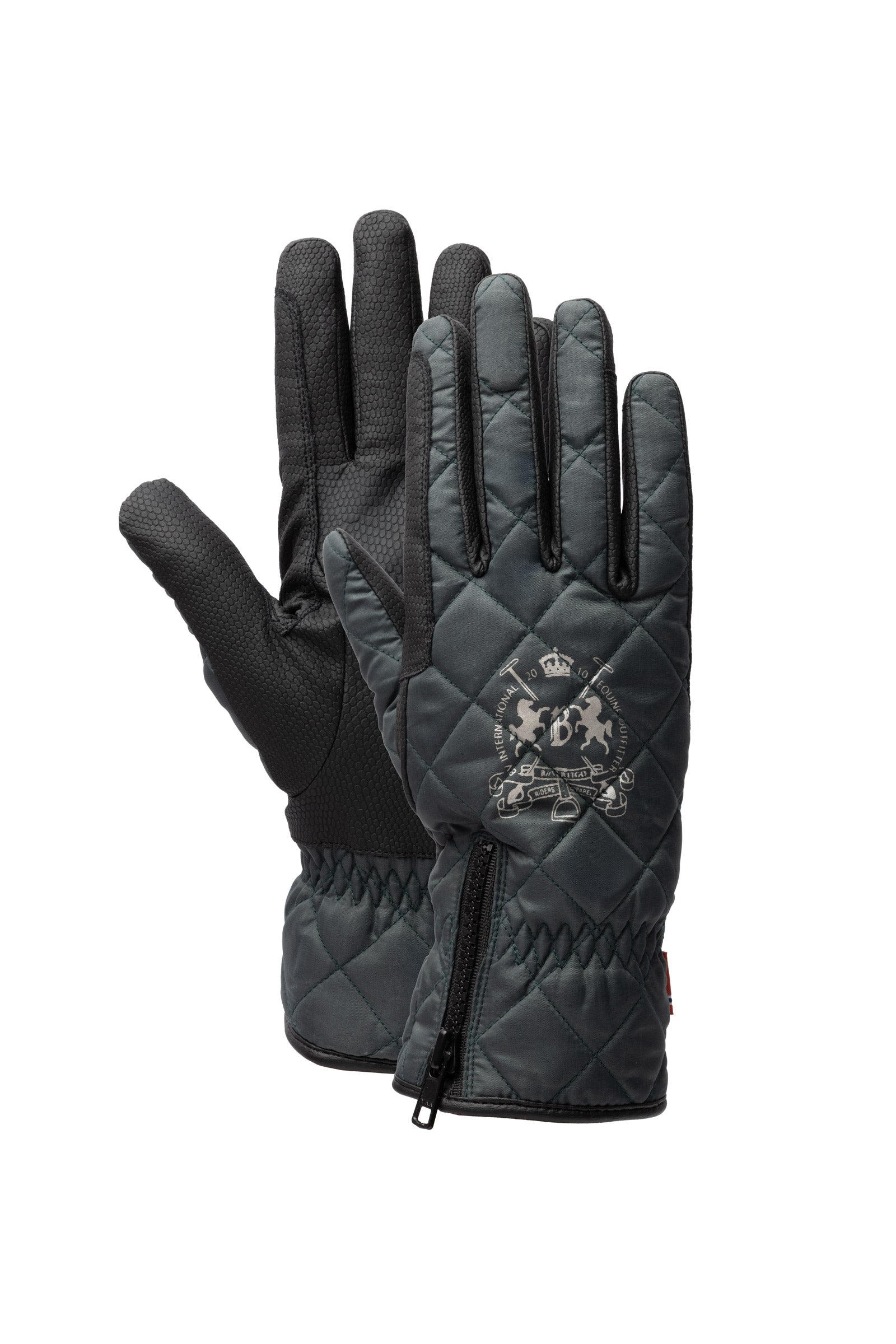 B Vertigo Onyx Guantes de montar impermeables y acolchados Guantes