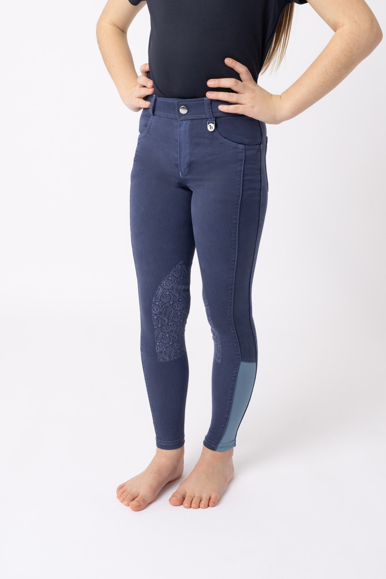 Horze Suki Kids Knee Grip Breeches Kids Apparel