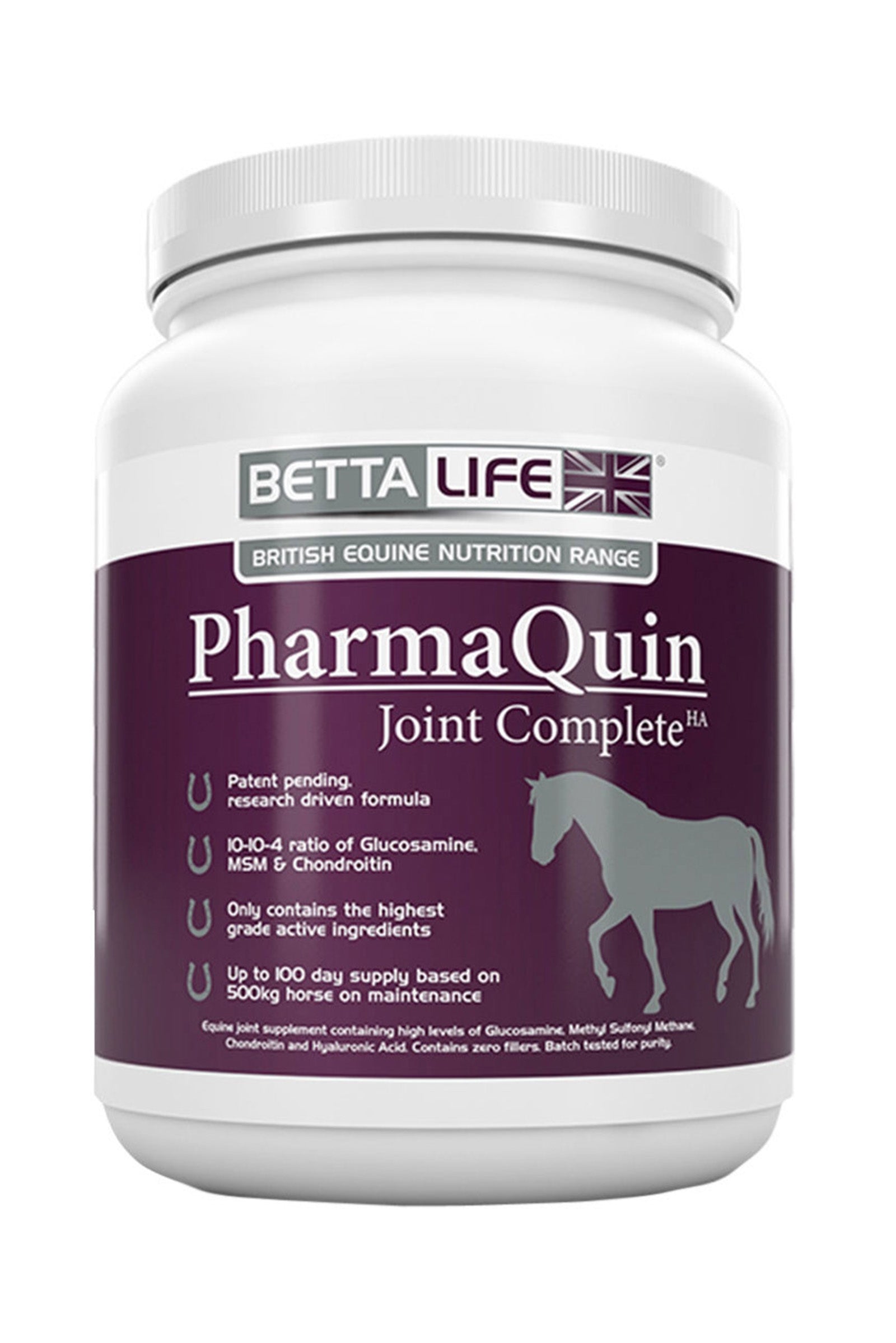 Betta Life PharmaQuin Articulación Completa HA Equino 1Kg Horse Feed & Nutrition