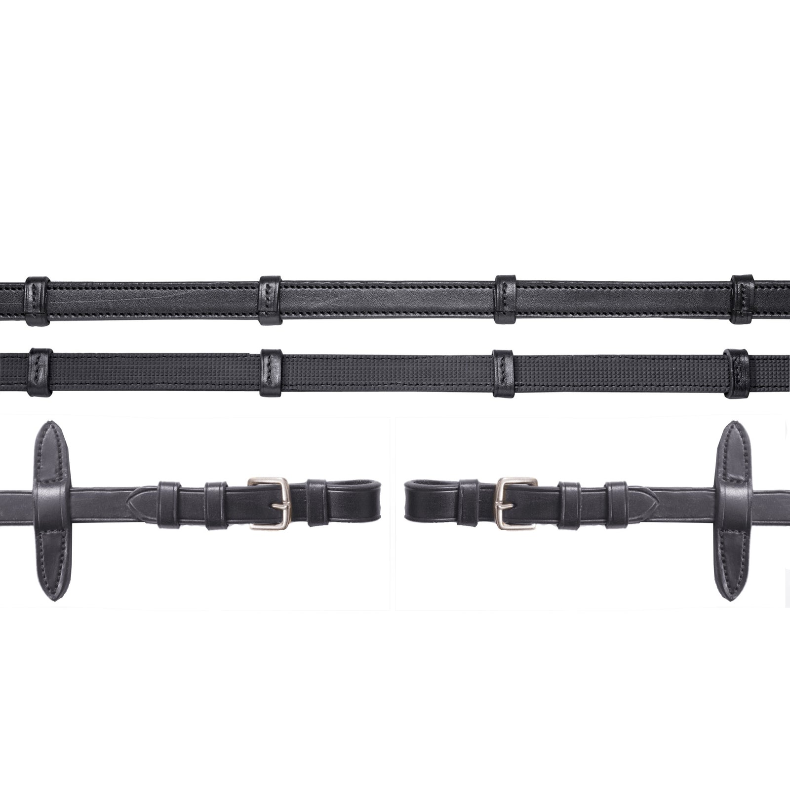 Schockemöhle Sports Riendas Bridle encauchadas, con hebilla Cabezadas de montar & Riendas