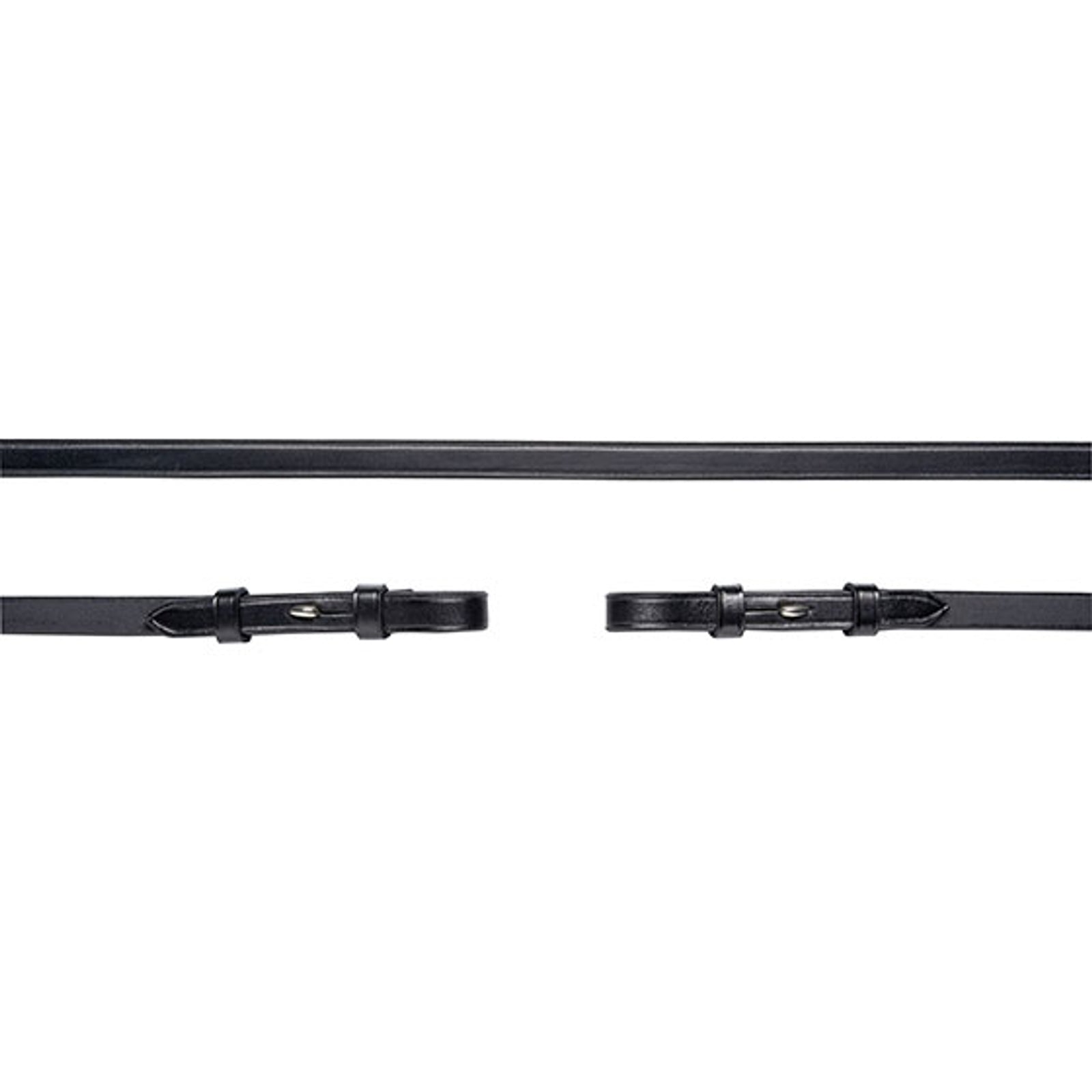 Schockemöhle Sports Riendas de doble brida , 13 mm, corchete, sin topes Cabezadas de montar & Riendas